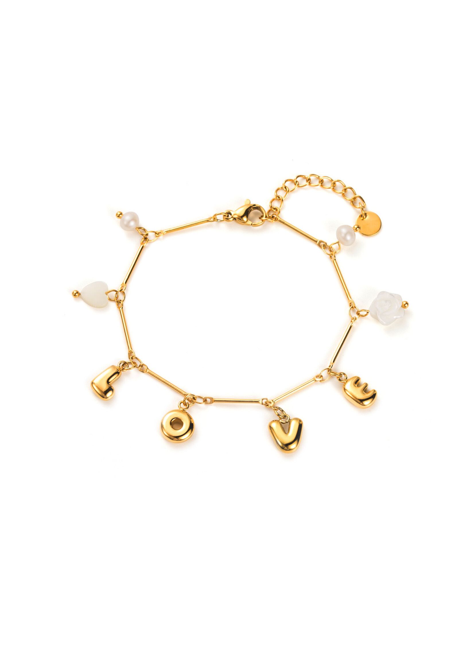 Flo Boutique Bedelarmband Love