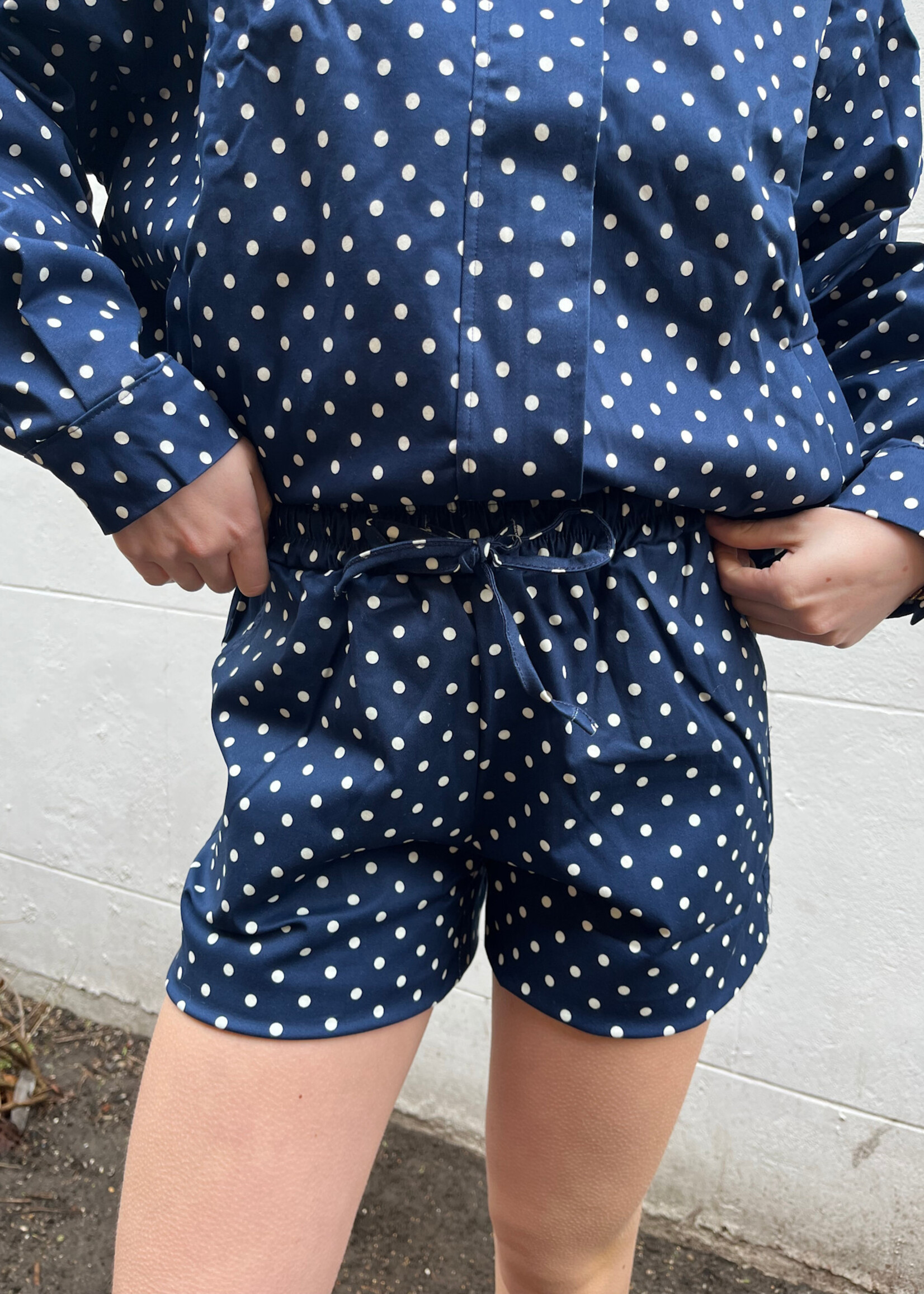 Flo Boutique Polka Dots Short Lolo Navy