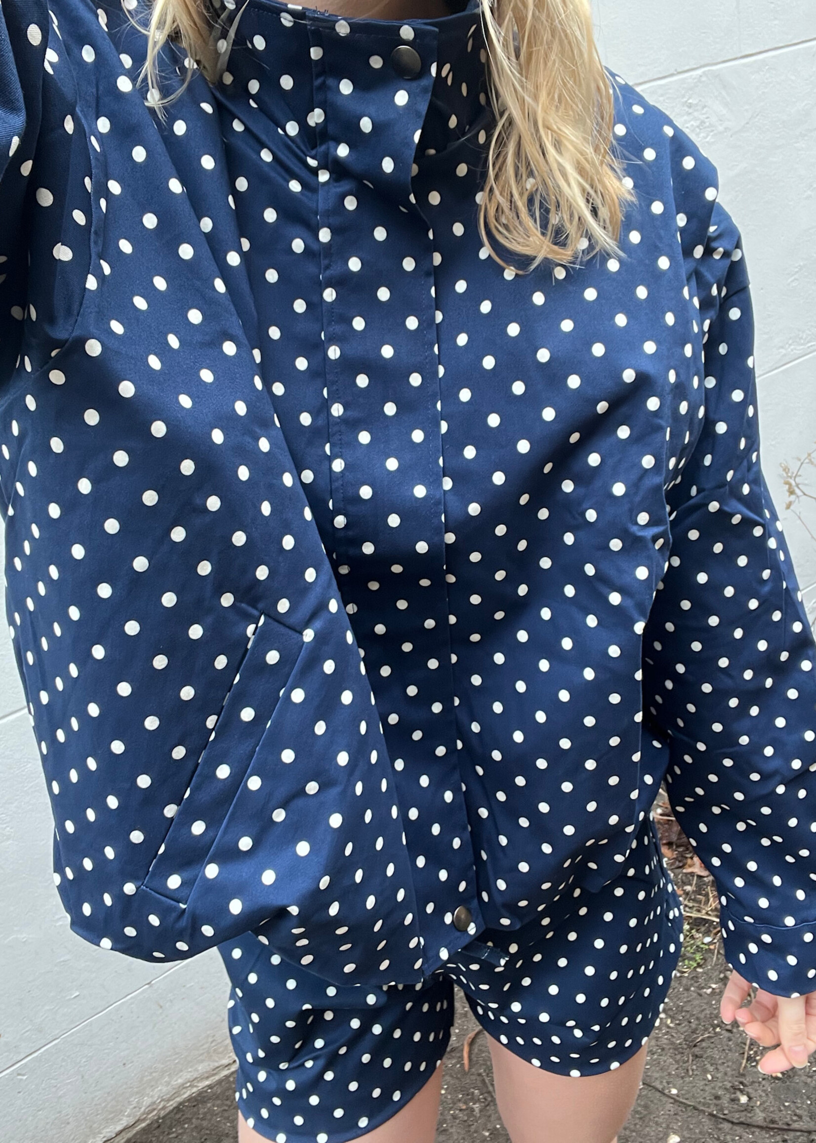 Flo Boutique Polka Dots Jasje Lolo Navy