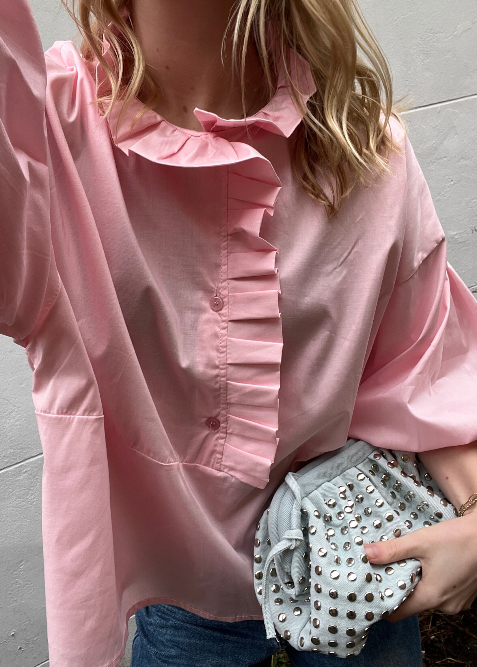 Flo Boutique Blouse Nela Pink