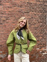 Flo Boutique Blazer Pam Green