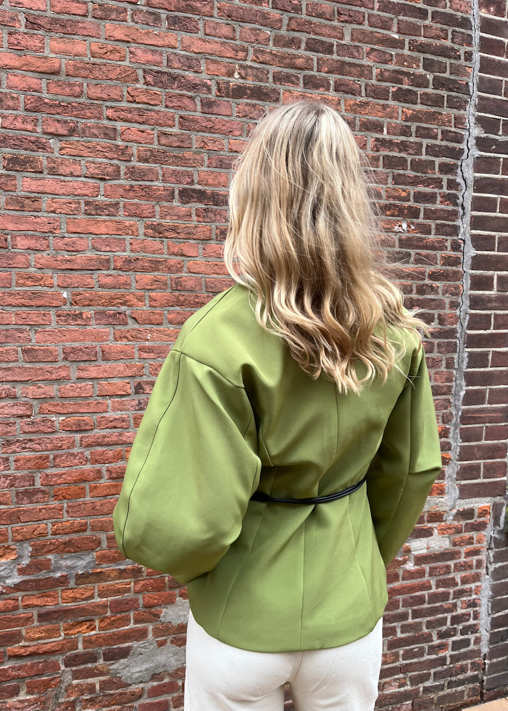 Flo Boutique Blazer Pam Green