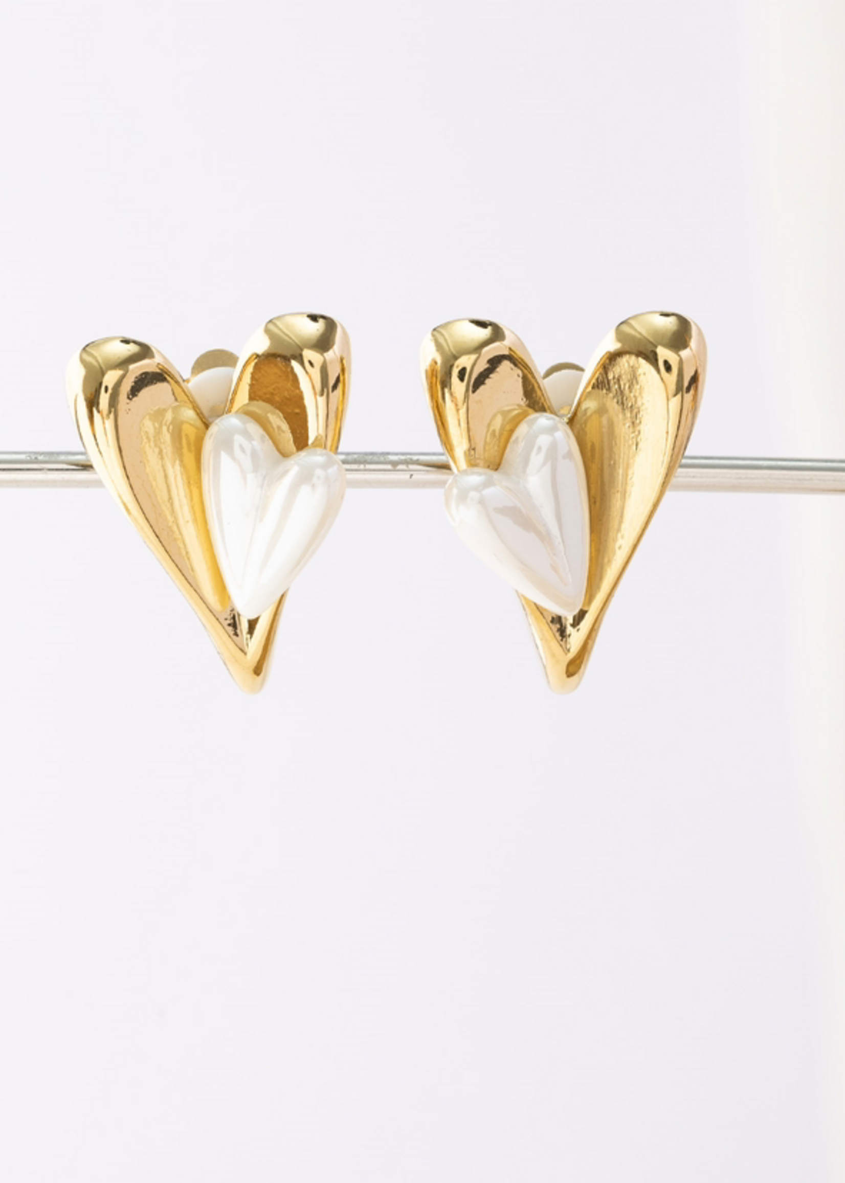 Flo Boutique Clipoorbellen Pearly Heart