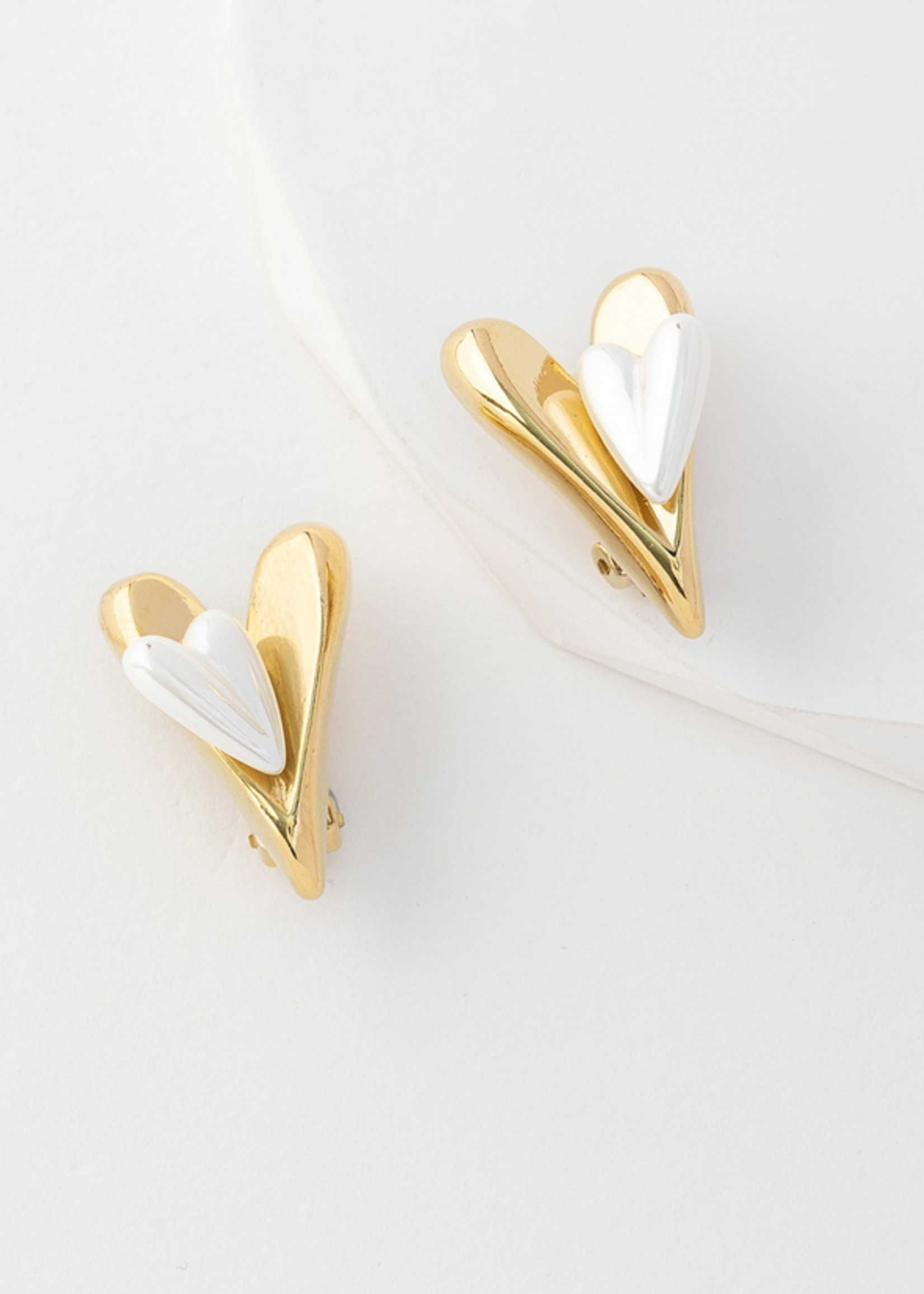 Flo Boutique Clipoorbellen Pearly Heart