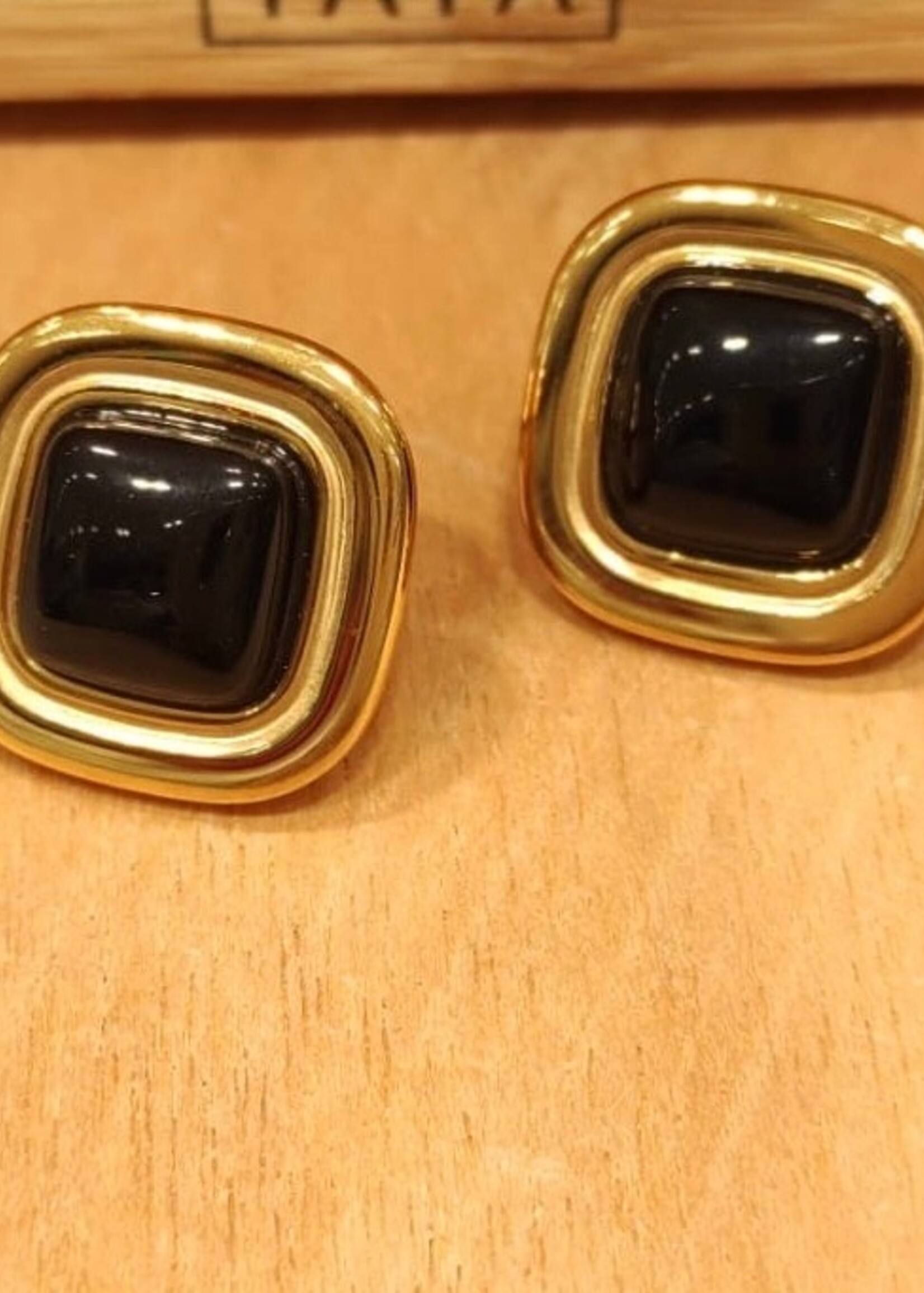 Flo Boutique Oorbellen Black Square