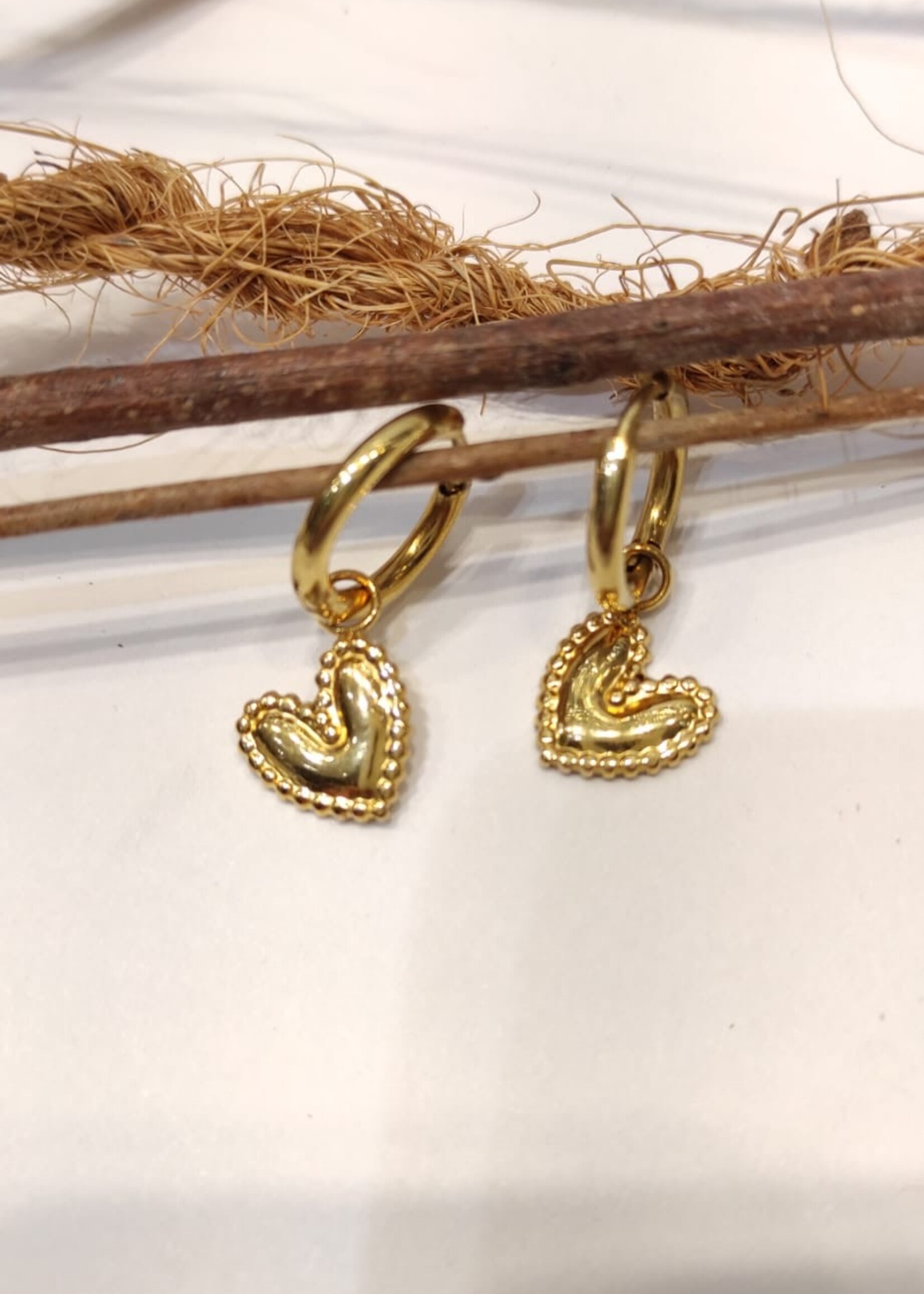 Flo Boutique Oorbellen Cosy Heart