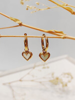 Flo Boutique Oorbellen Pearly Heart