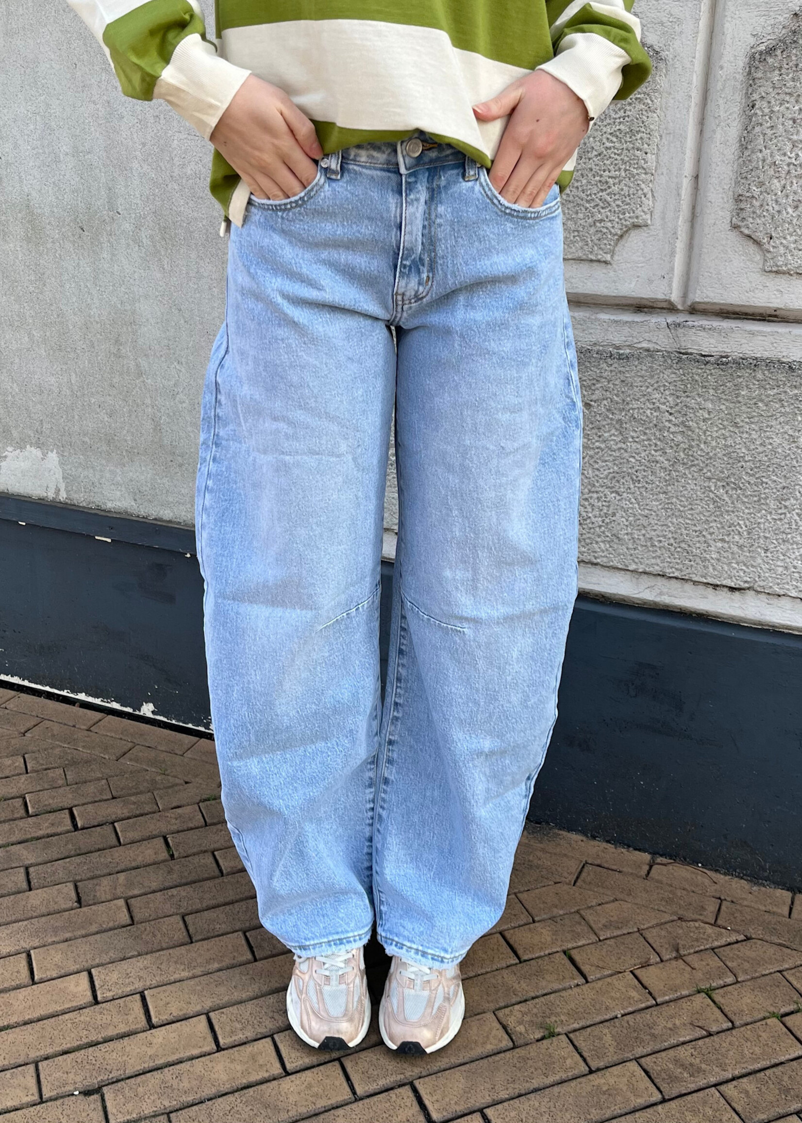 Flo Boutique Balloon Jeans Marlin Light Blue