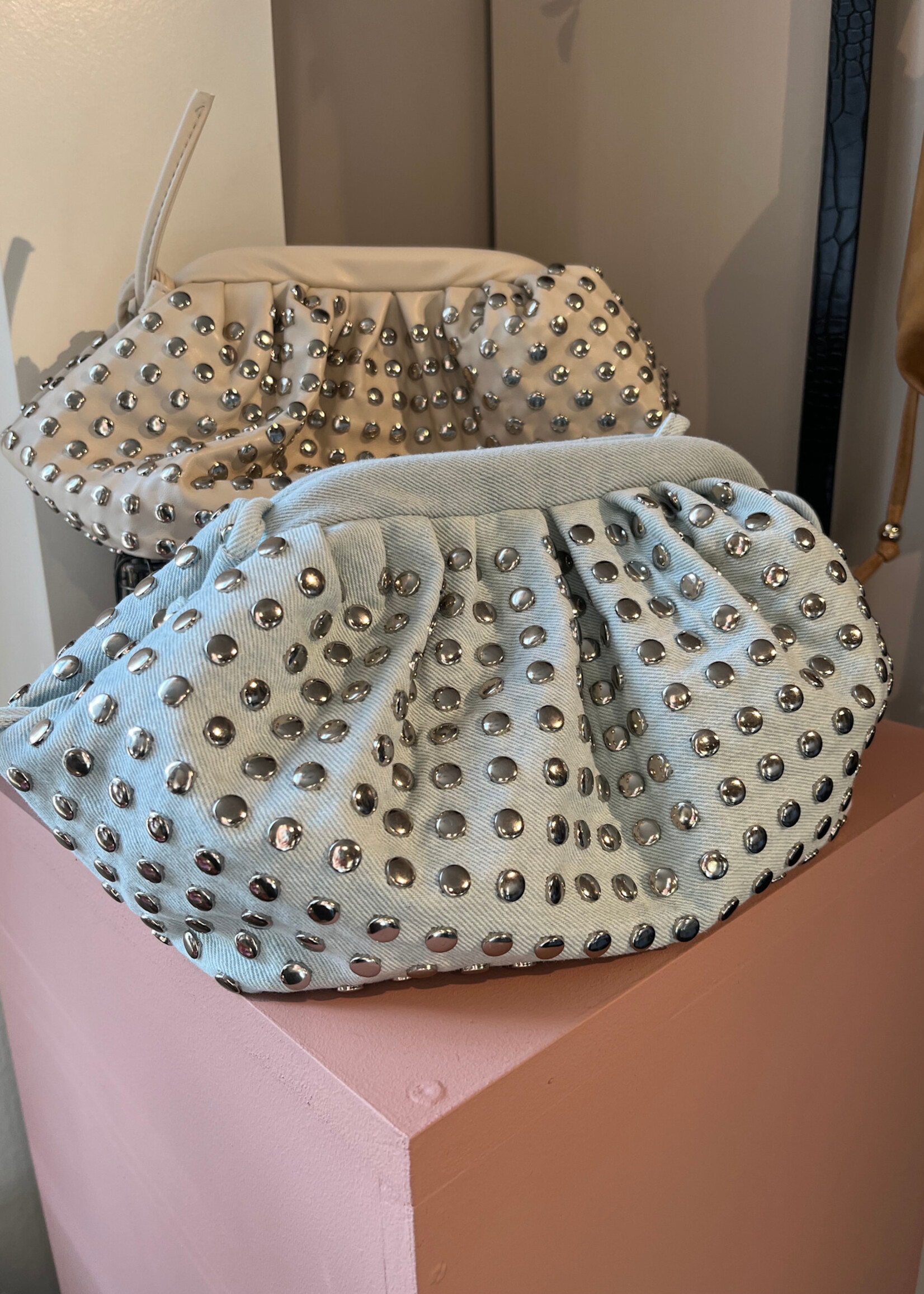 Flo Boutique Clutch Nola Studs Jeans