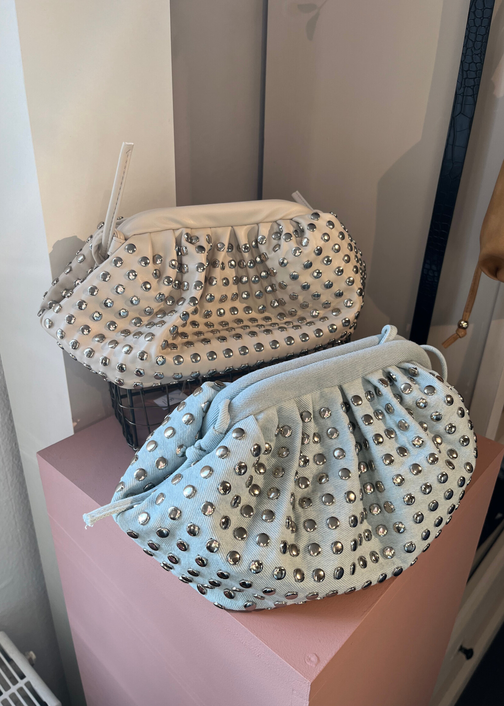 Flo Boutique Clutch Nola Studs Jeans