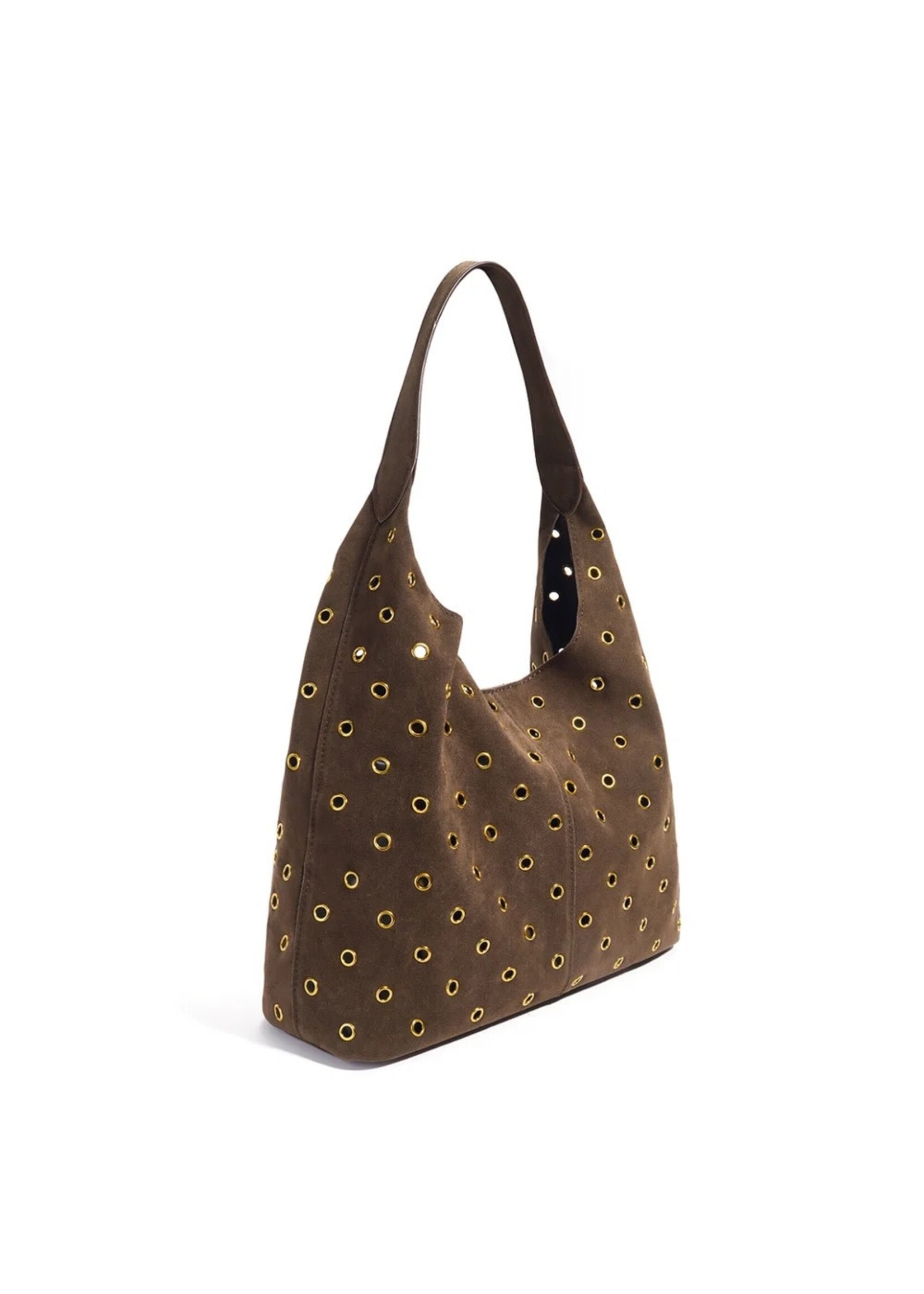 Flo Boutique Bag Madrid Studs Brown (PU)
