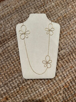 Flo Boutique Long Necklace Flowers