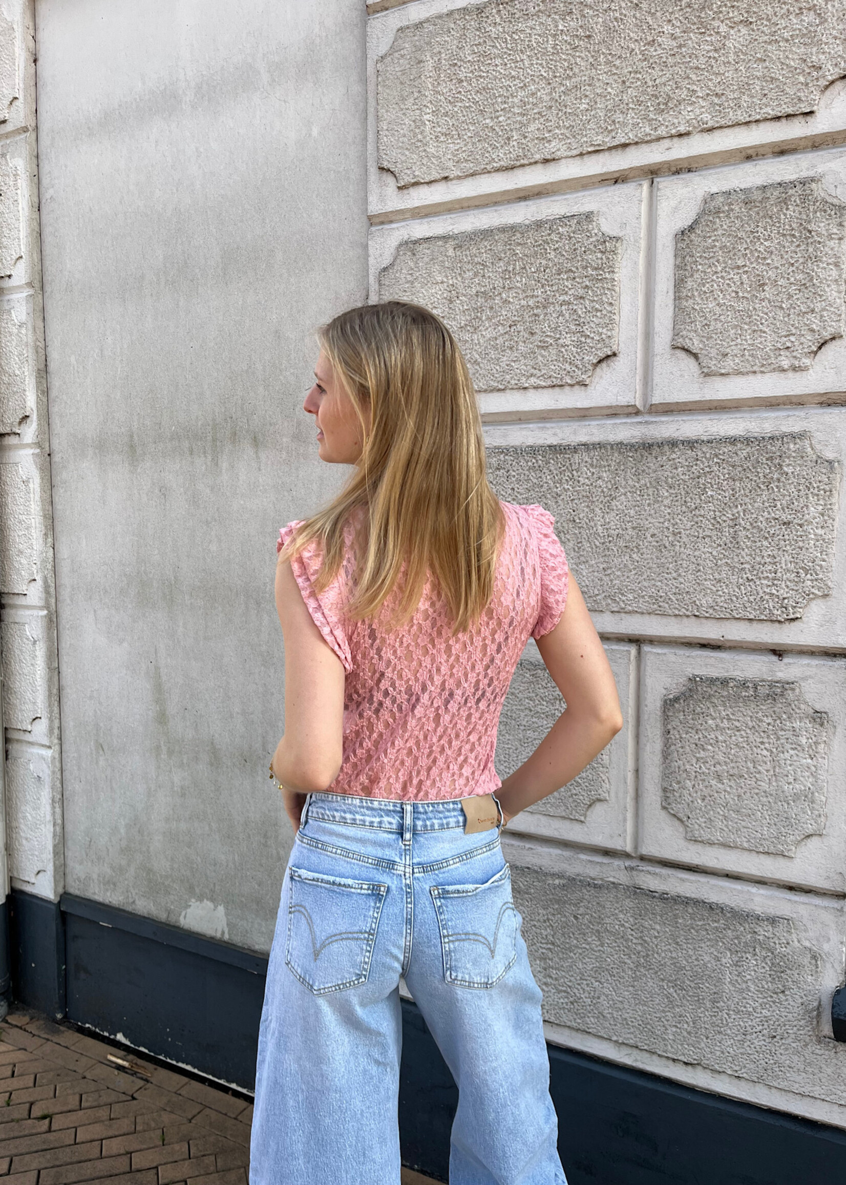 Flo Boutique Kanten Body Jade Pink