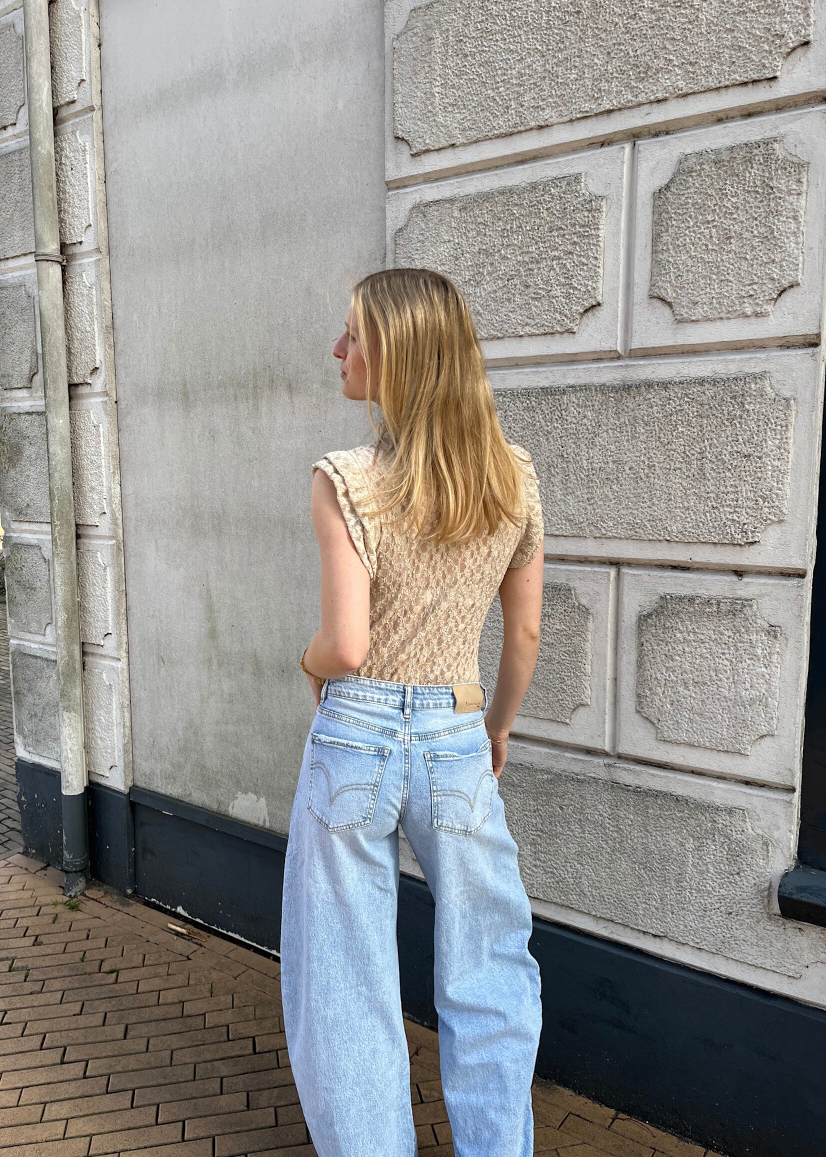 Flo Boutique Kanten Body Jade Beige