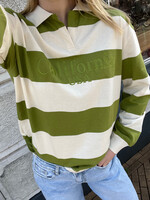 Flo Boutique Polo Kyra Green/Beige