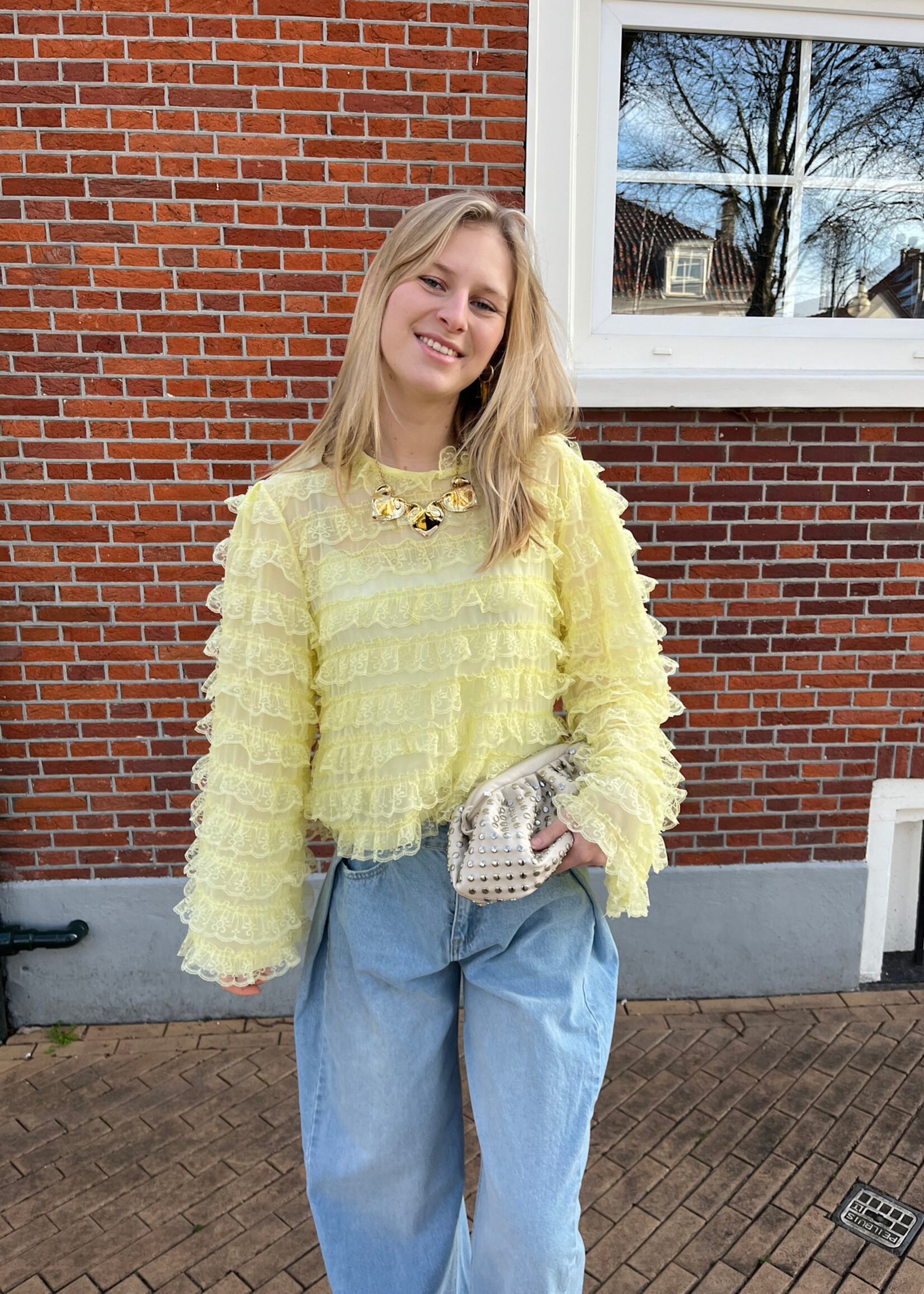 Flo Boutique Top Ilse Yellow