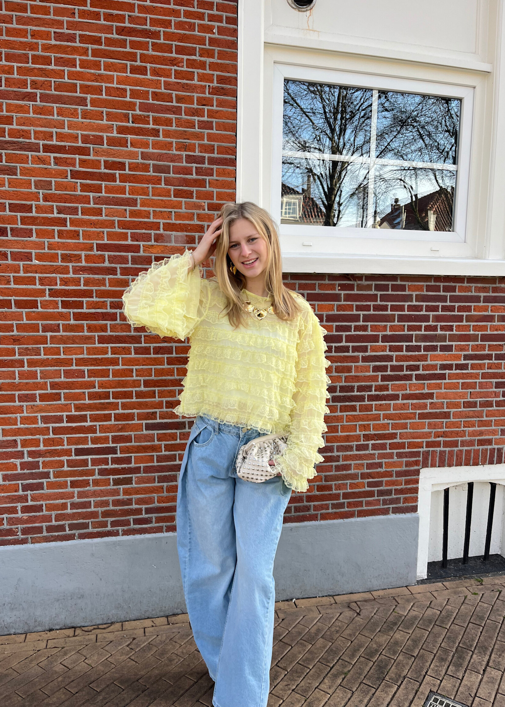 Flo Boutique Top Ilse Yellow