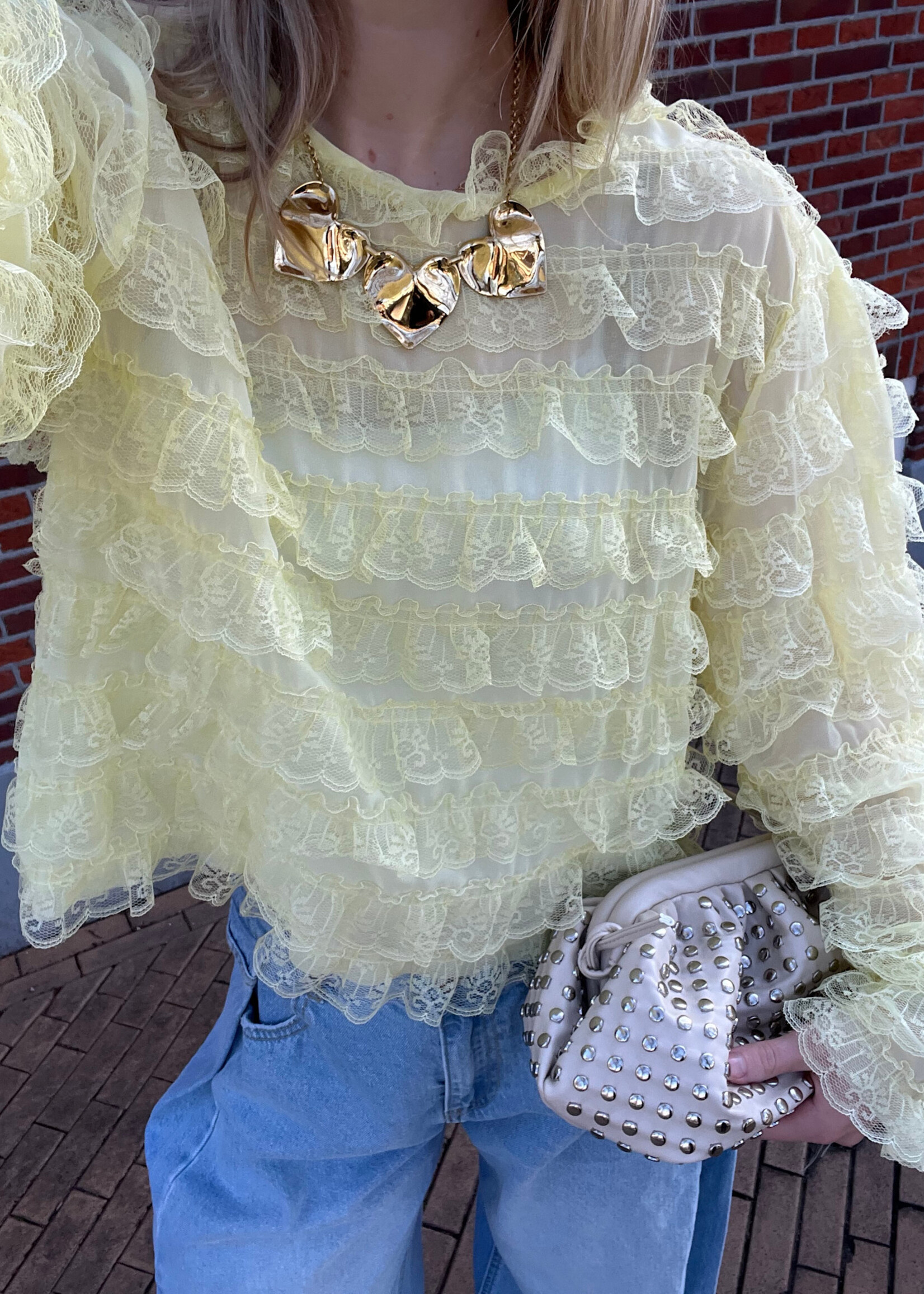 Flo Boutique Top Ilse Yellow