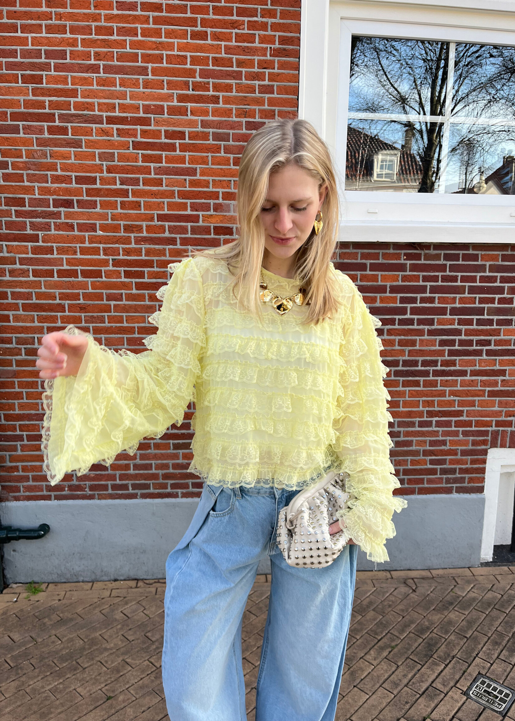 Flo Boutique Top Ilse Yellow