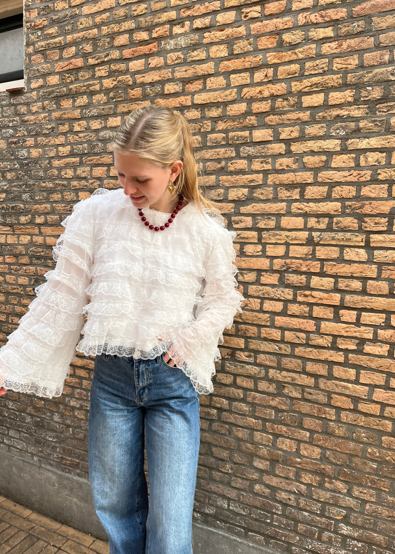 Flo Boutique Top Ilse White