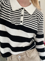 Flo Boutique Top Colette Black/White