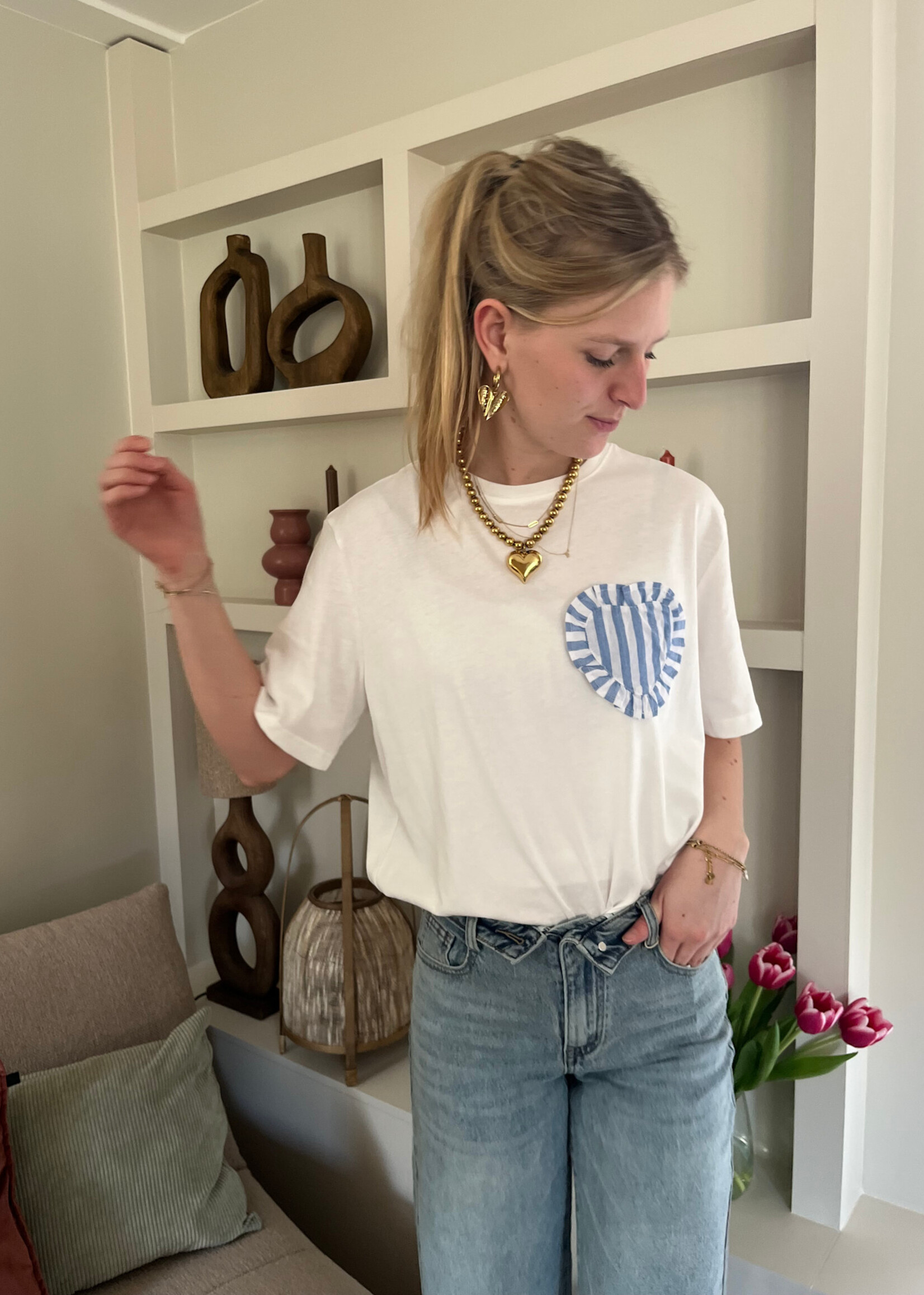 Flo Boutique T-shirt Lovy White