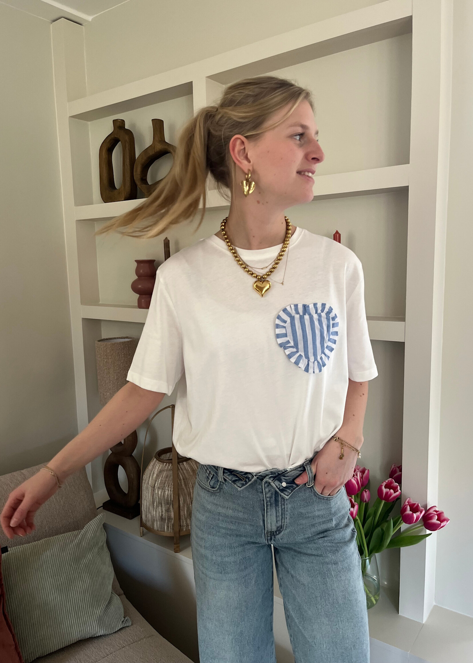 Flo Boutique T-shirt Lovy White