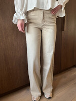 Flo Boutique Wide leg jeans Kate Taupe (tall)