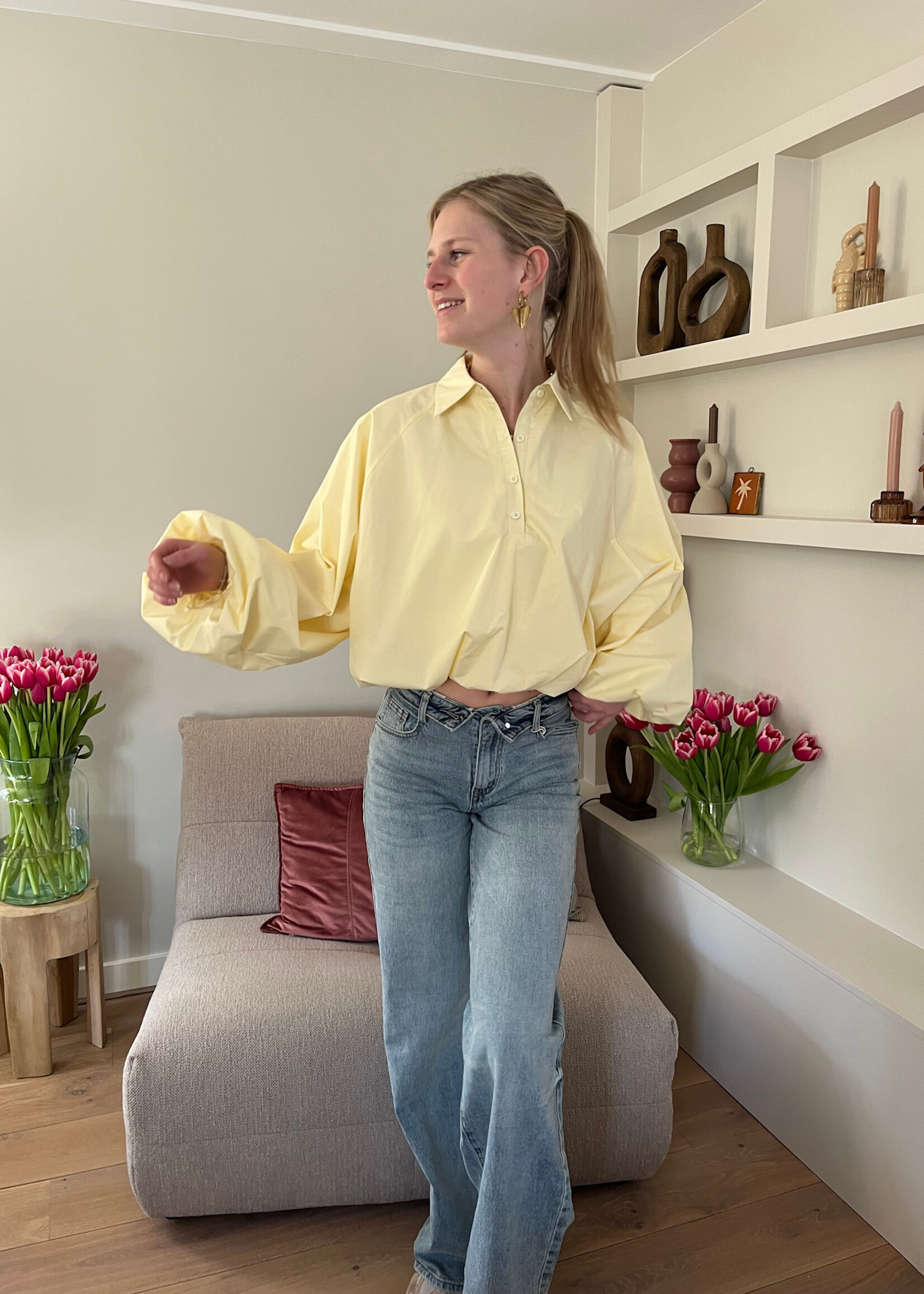 Flo Boutique Blouse Clover Yellow