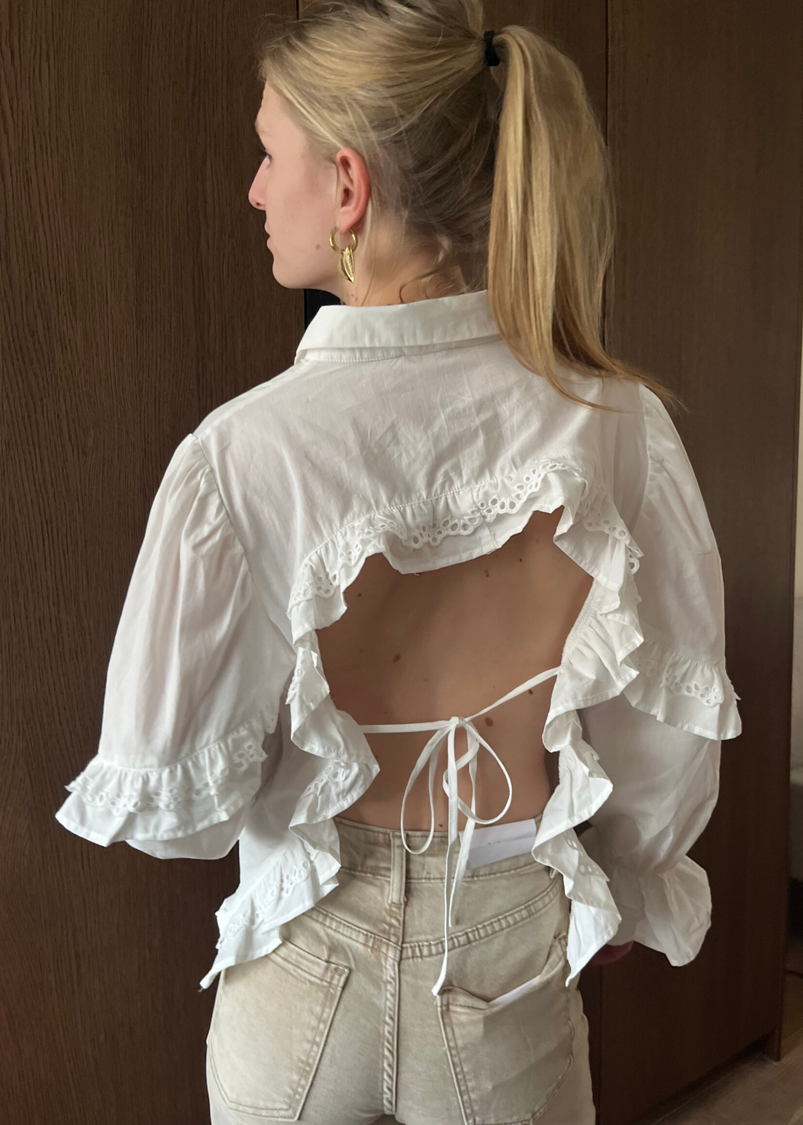 Flo Boutique Blouse Bibi White