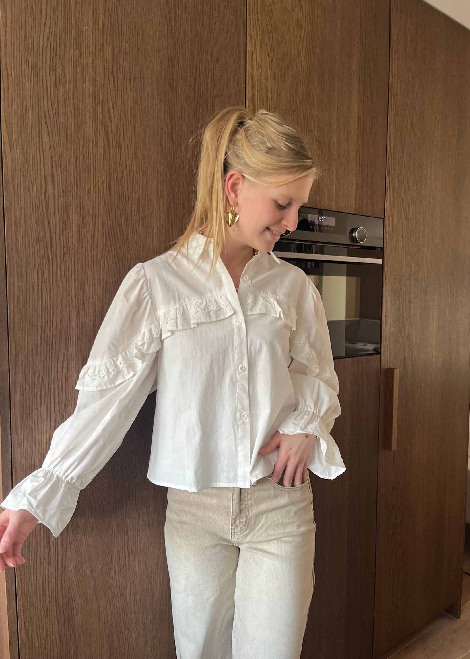 Flo Boutique Blouse Bibi White