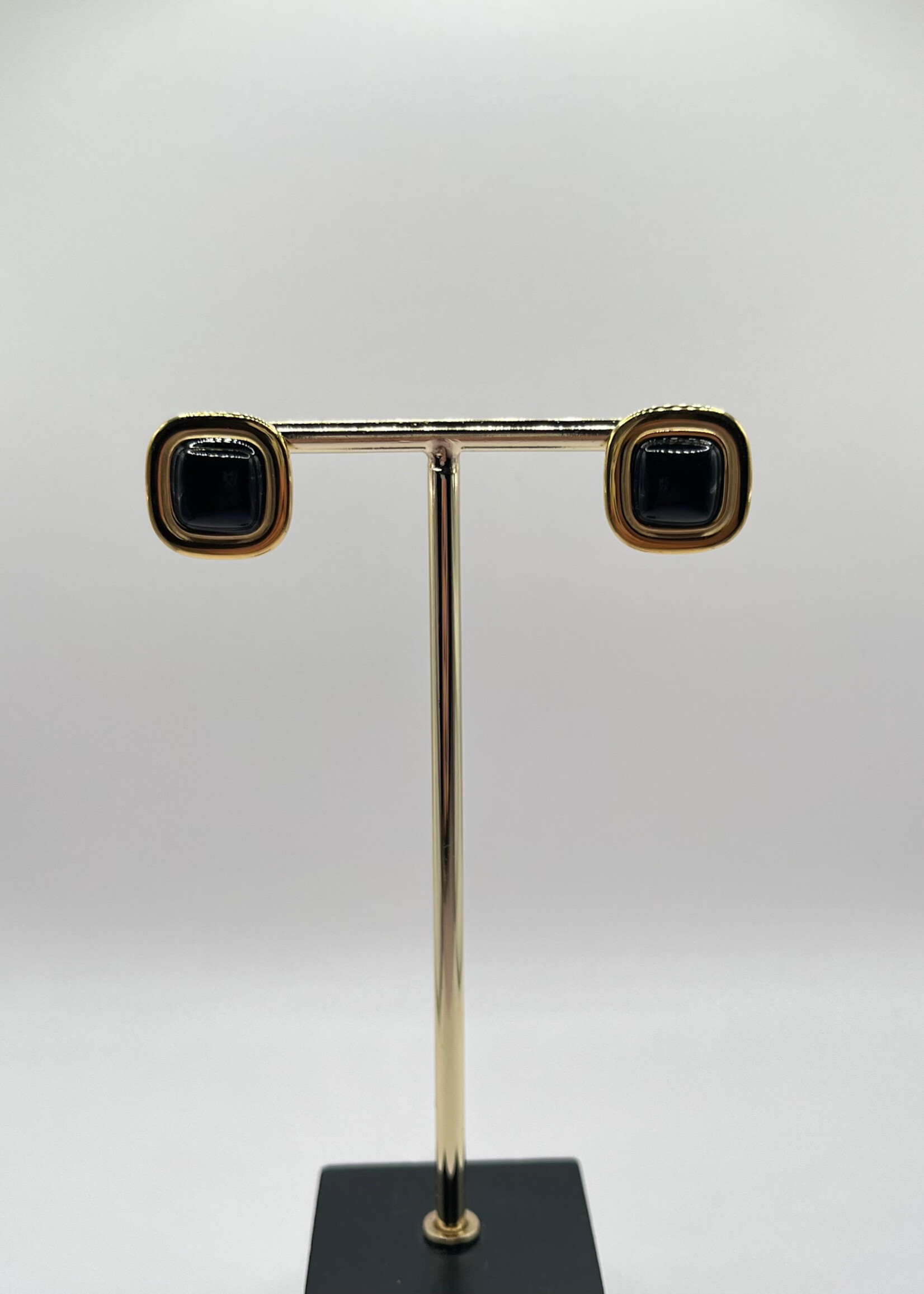 Flo Boutique Oorbellen Black Square