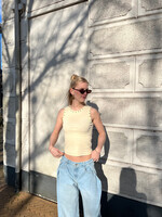 Flo Boutique Top Studs Jenna Yellow