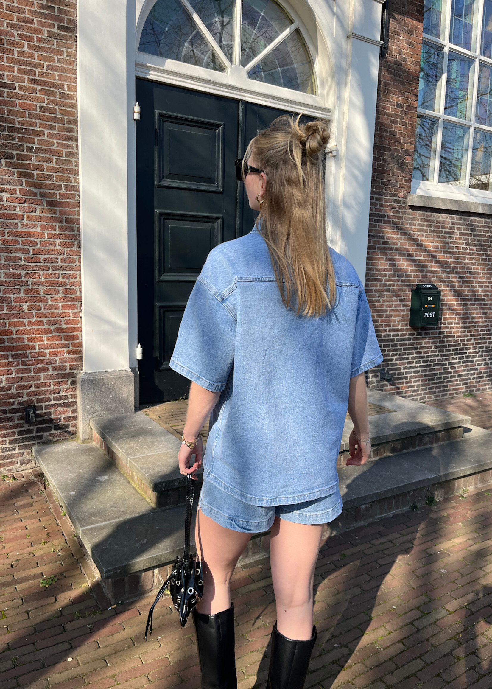 Flo Boutique Jeans Short Nena Blue