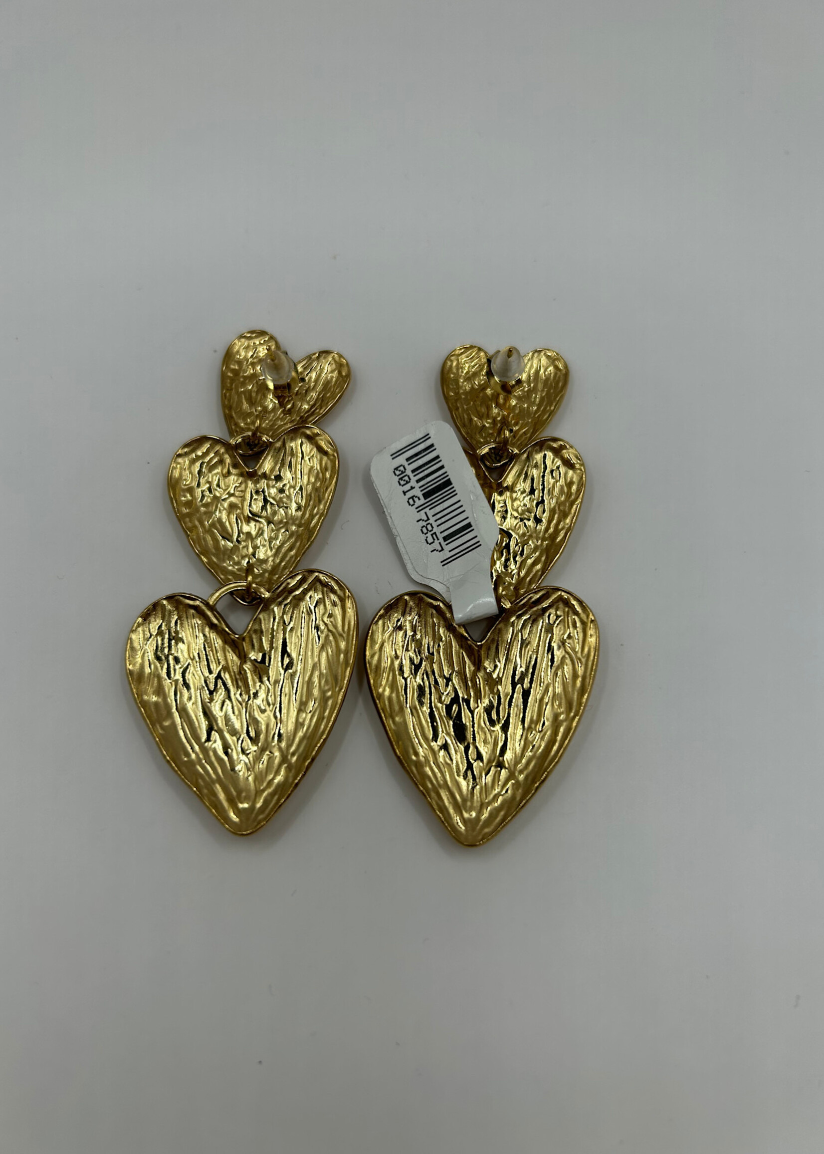 Flo Boutique Oorbellen Triple Hearts