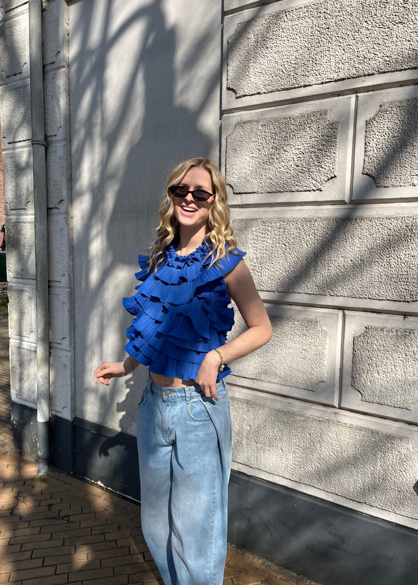 Flo Boutique Top Kelly Cobalt