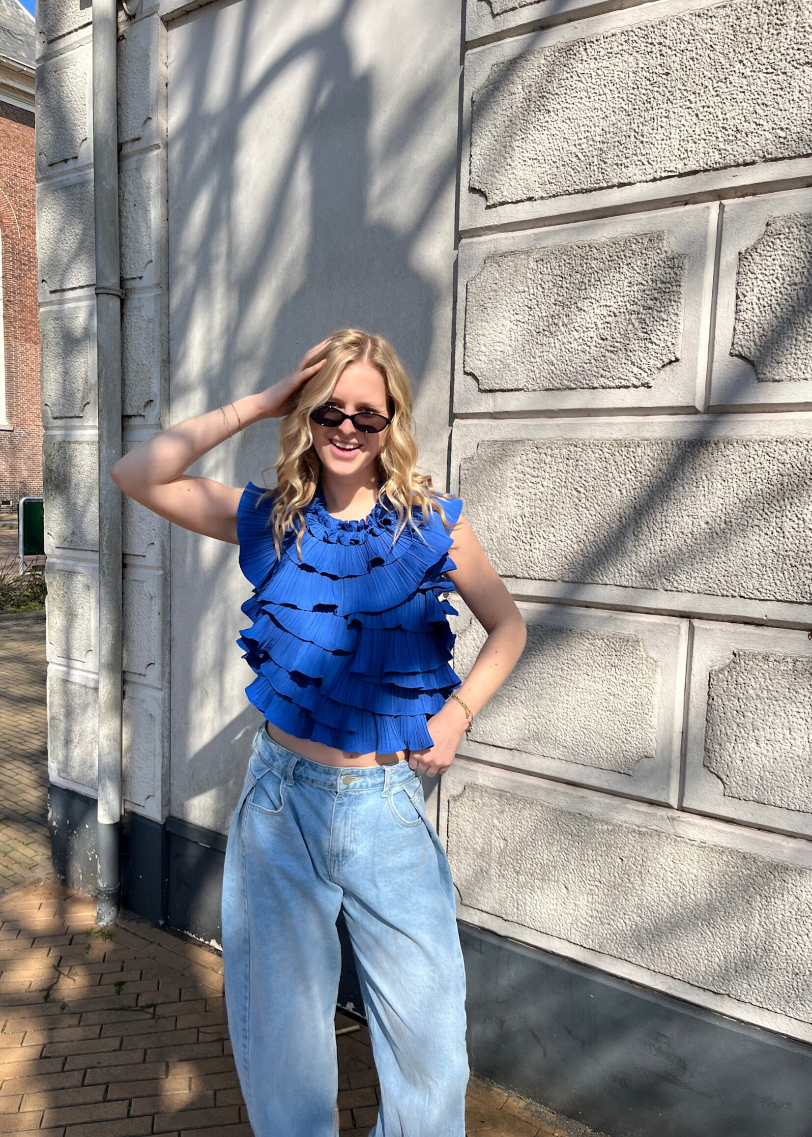 Flo Boutique Top Kelly Cobalt