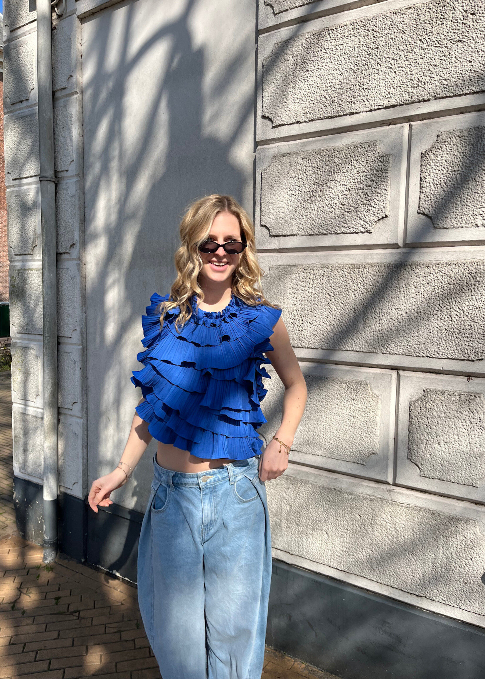 Flo Boutique Top Kelly Cobalt