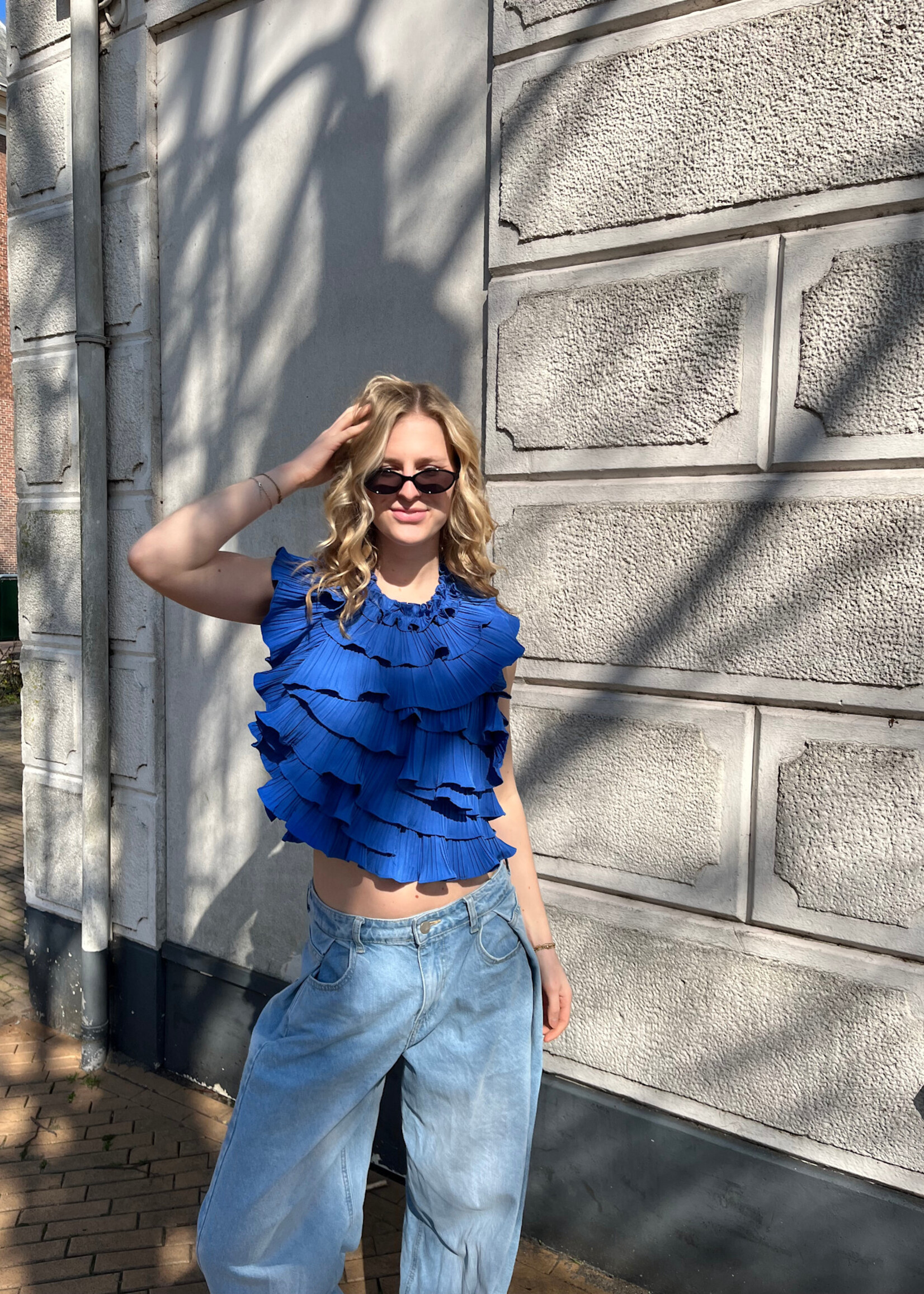 Flo Boutique Top Kelly Cobalt