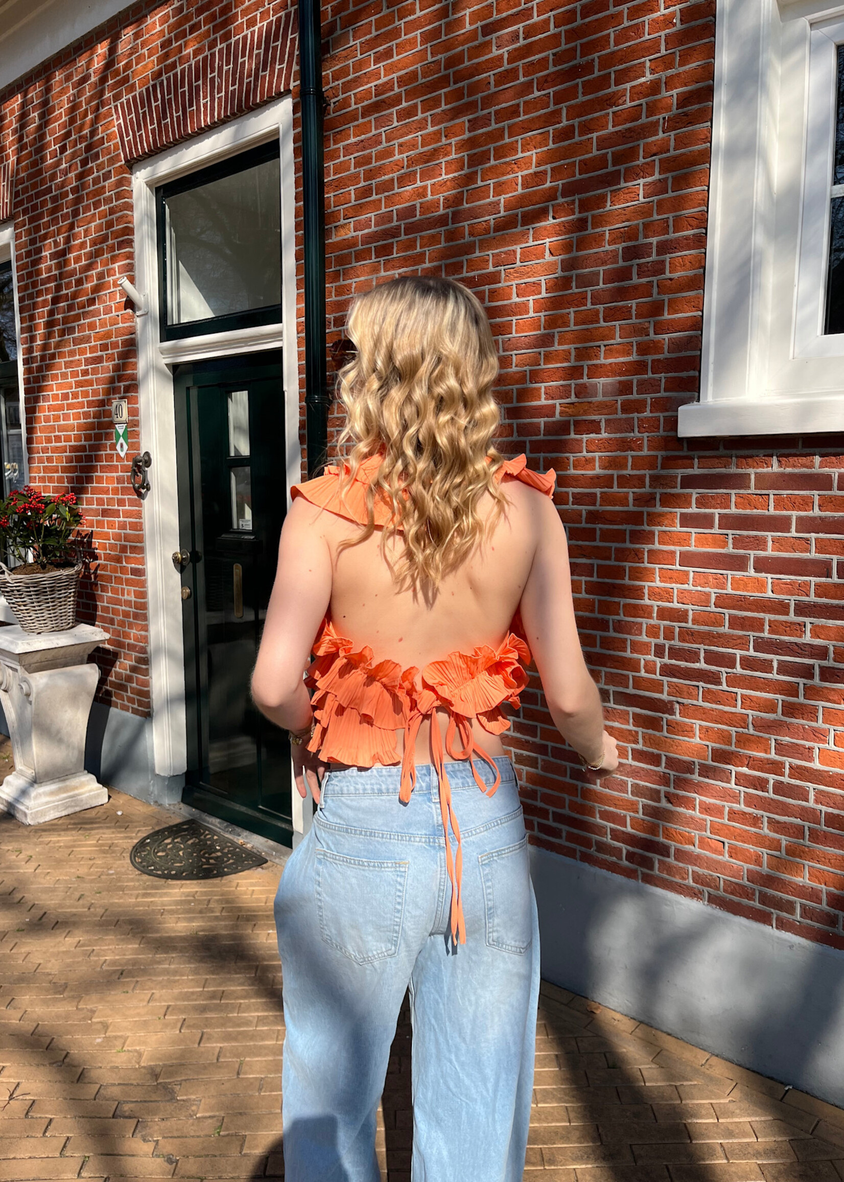 Flo Boutique Top Kelly Orange