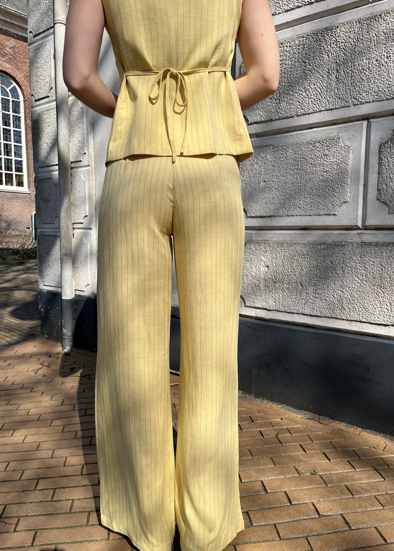 Flo Boutique Broek Ciana Yellow