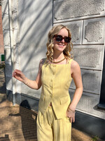 Flo Boutique Gilet Ciana Yellow