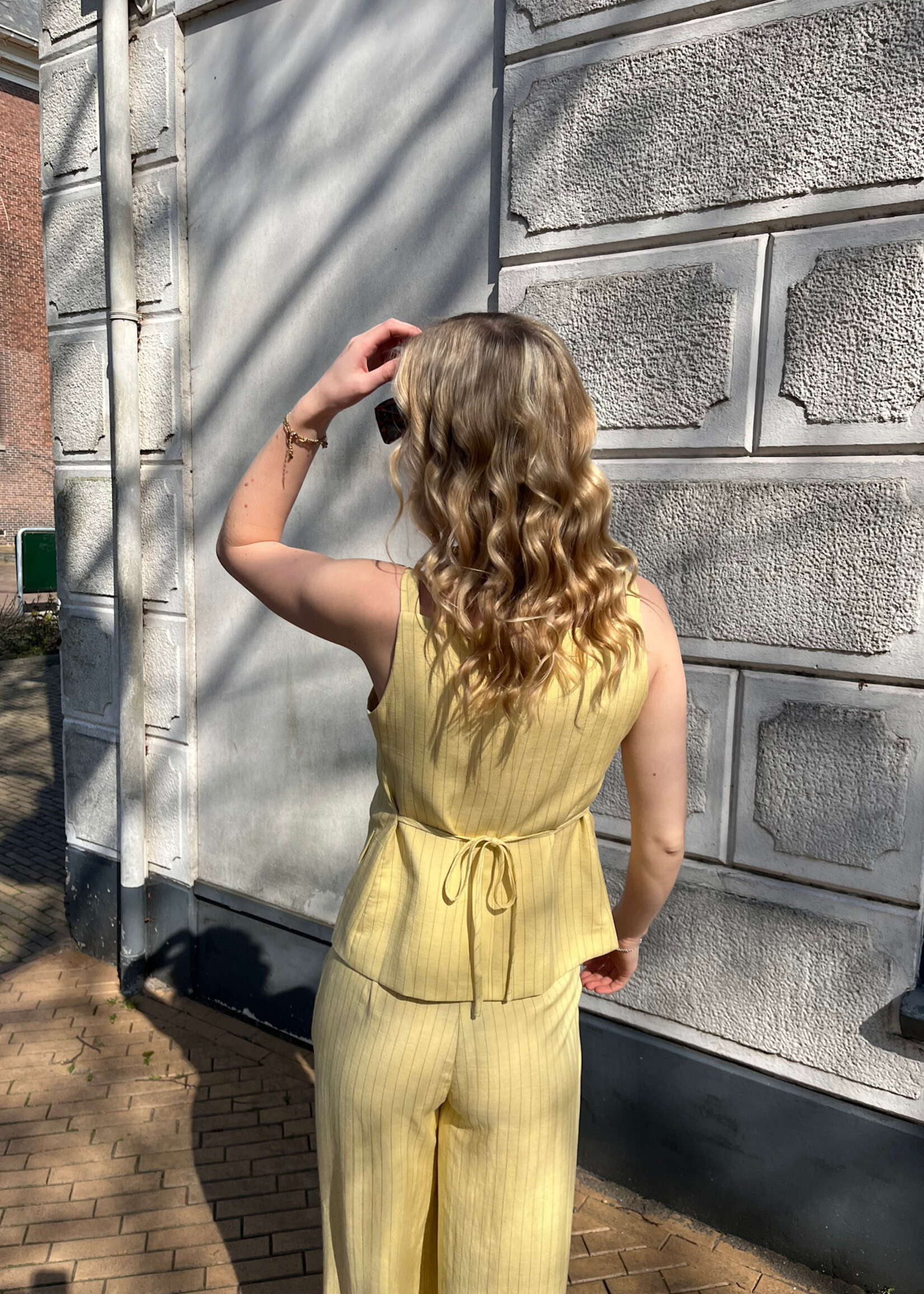 Flo Boutique Gilet Ciana Yellow