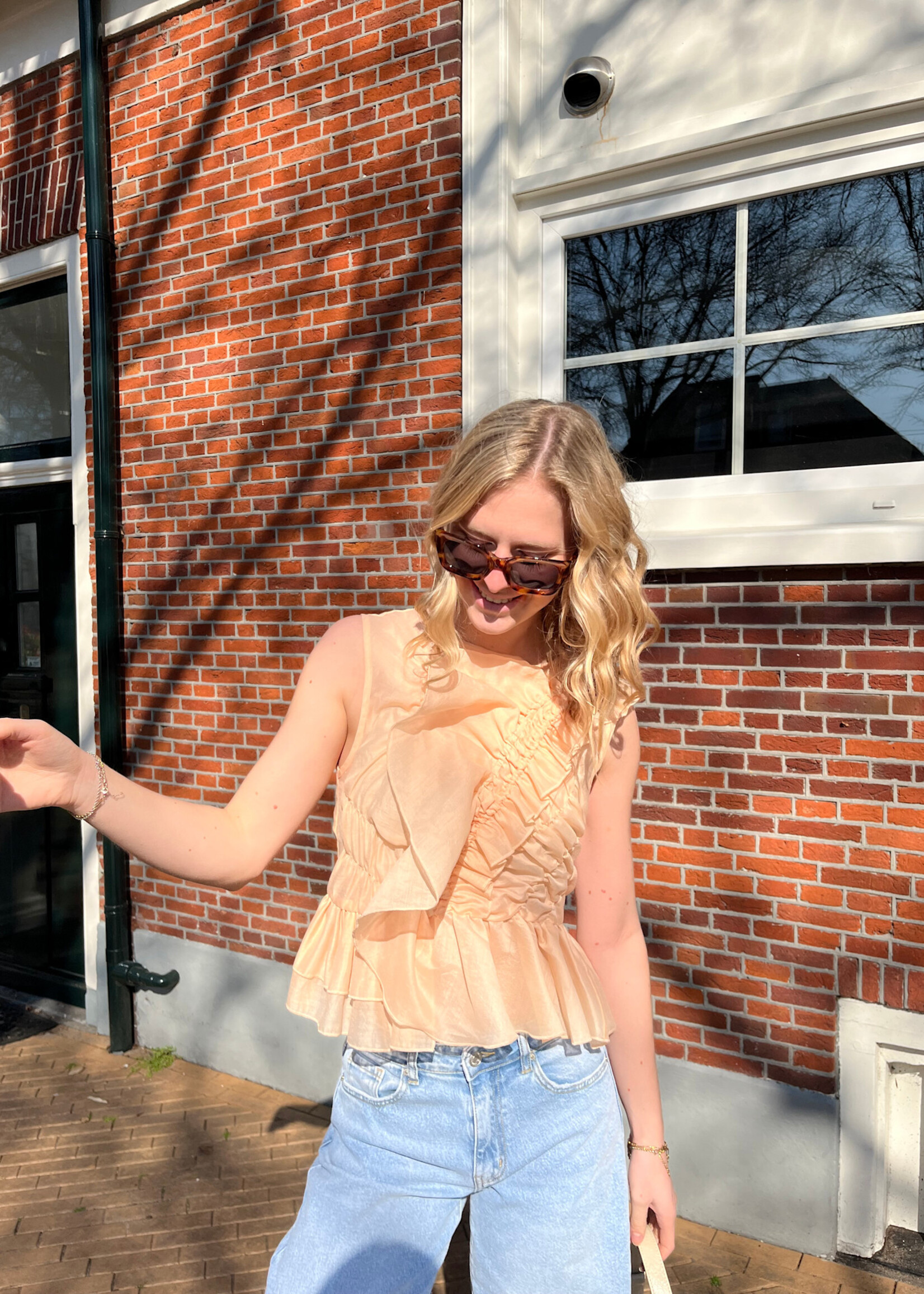 Flo Boutique Top Maxime Orange