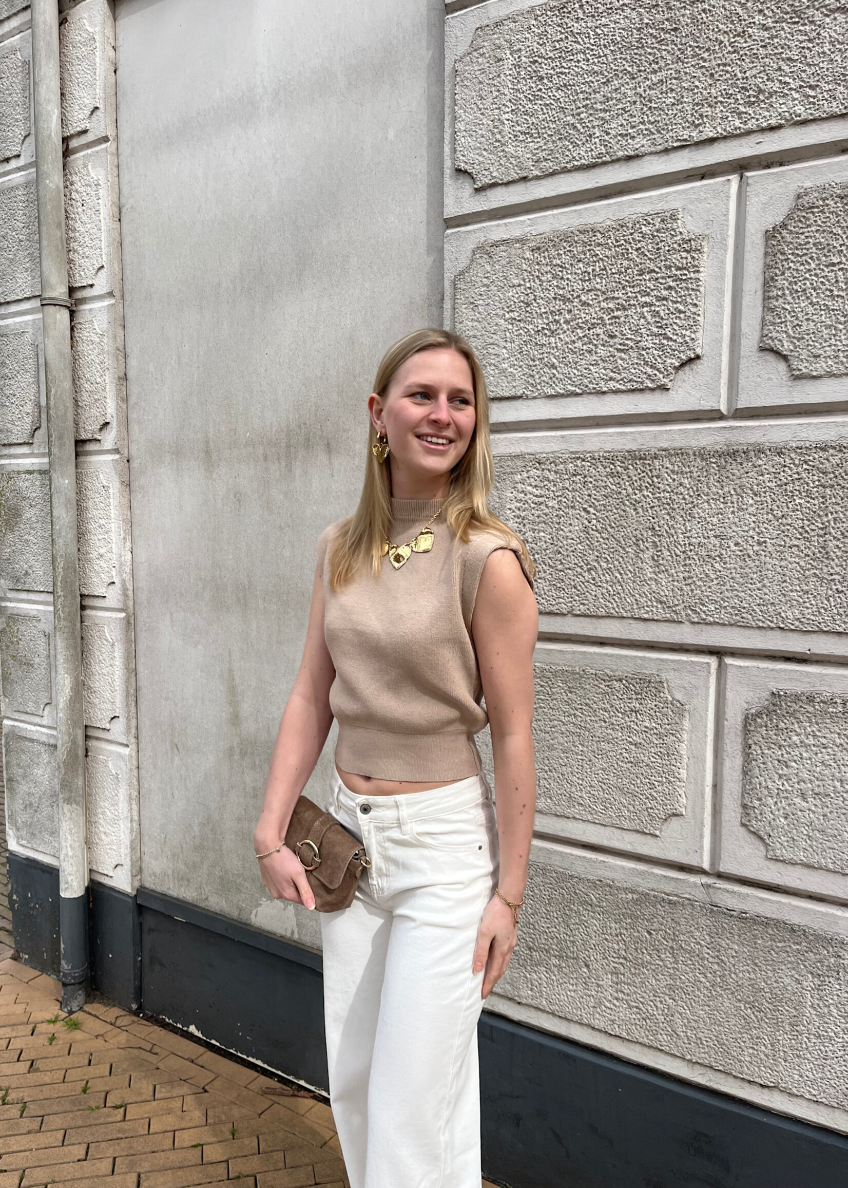 Flo Boutique Top Lily Taupe