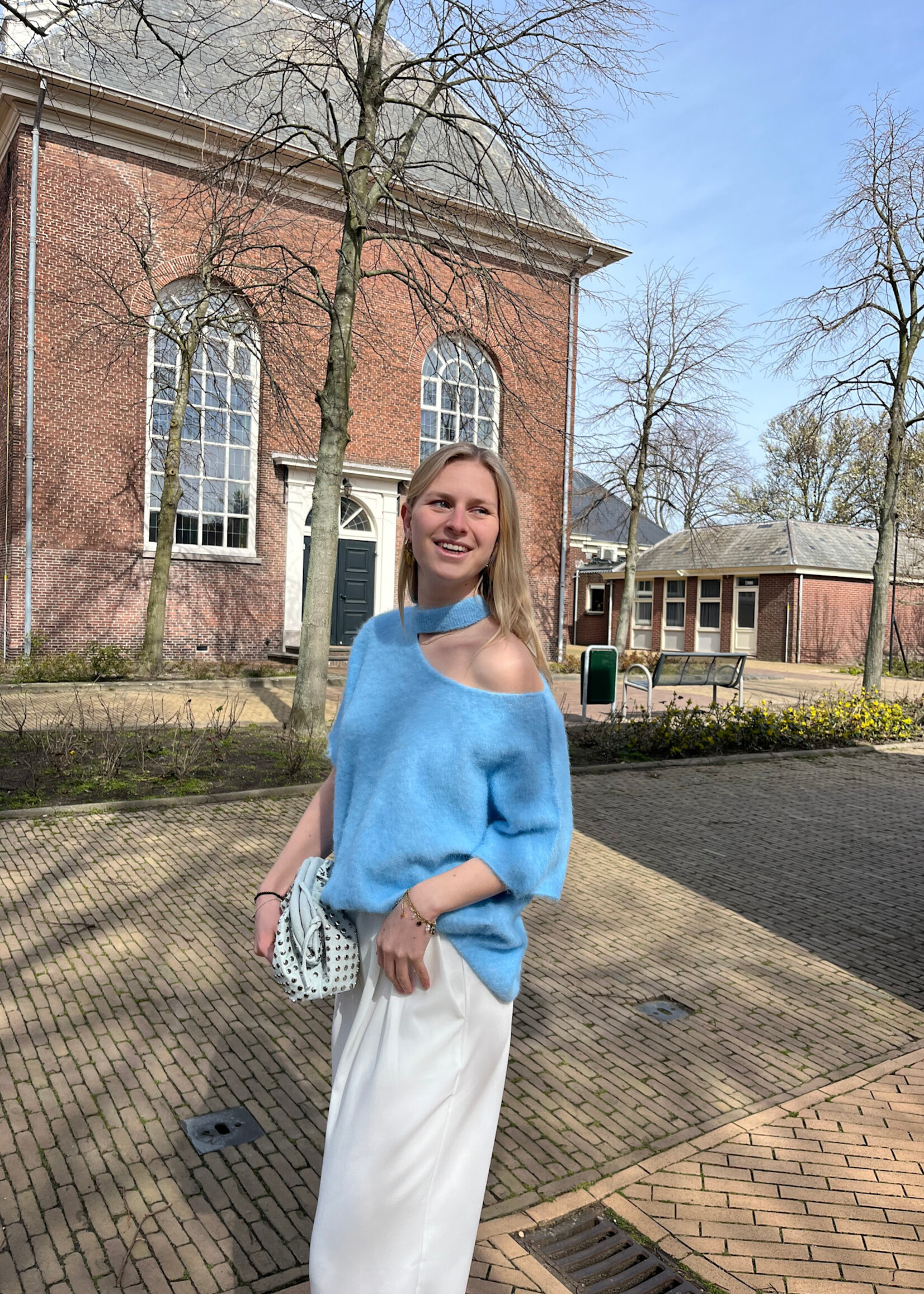 Flo Boutique Top Dalia Blue