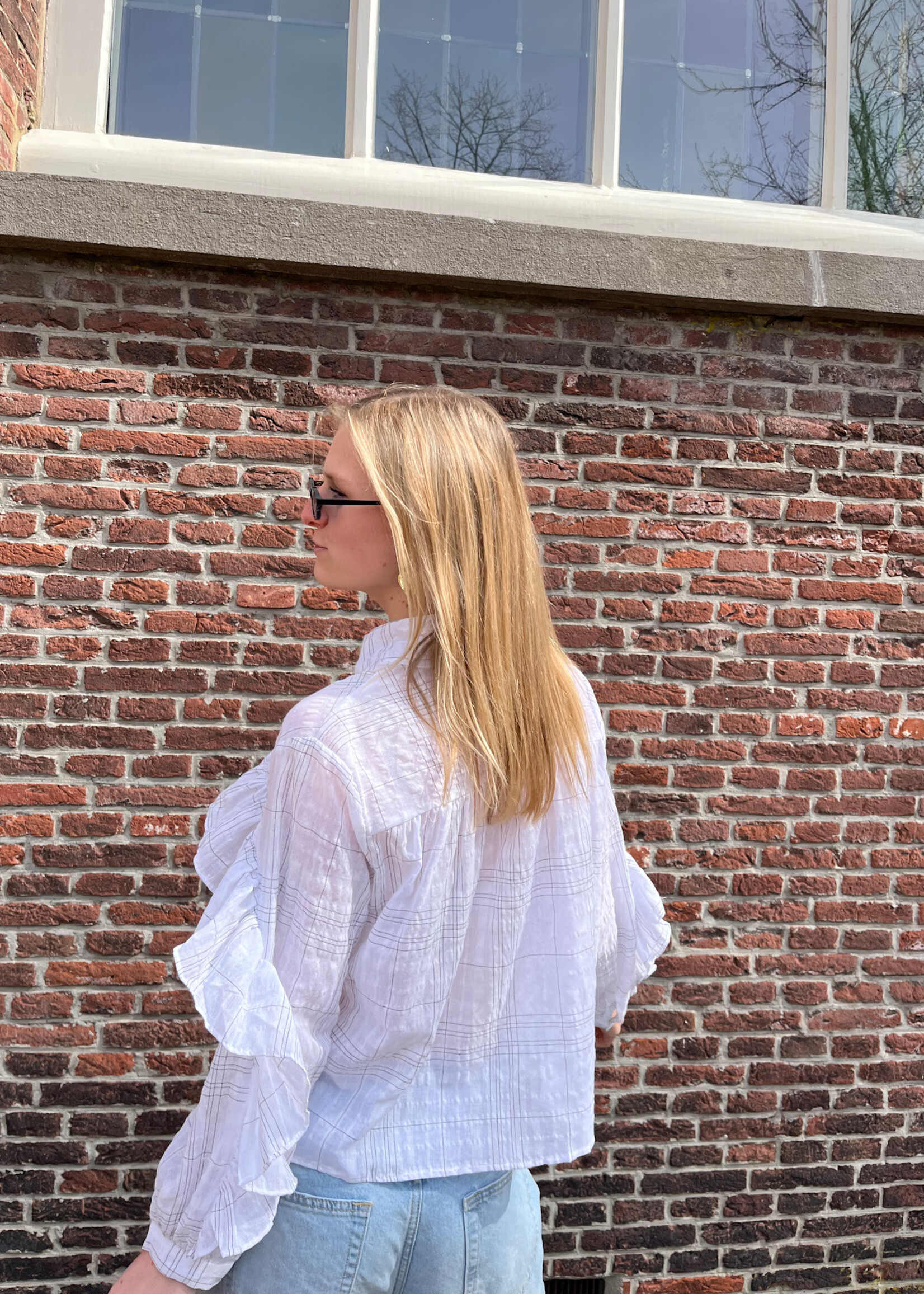 Flo Boutique Blouse Eve White