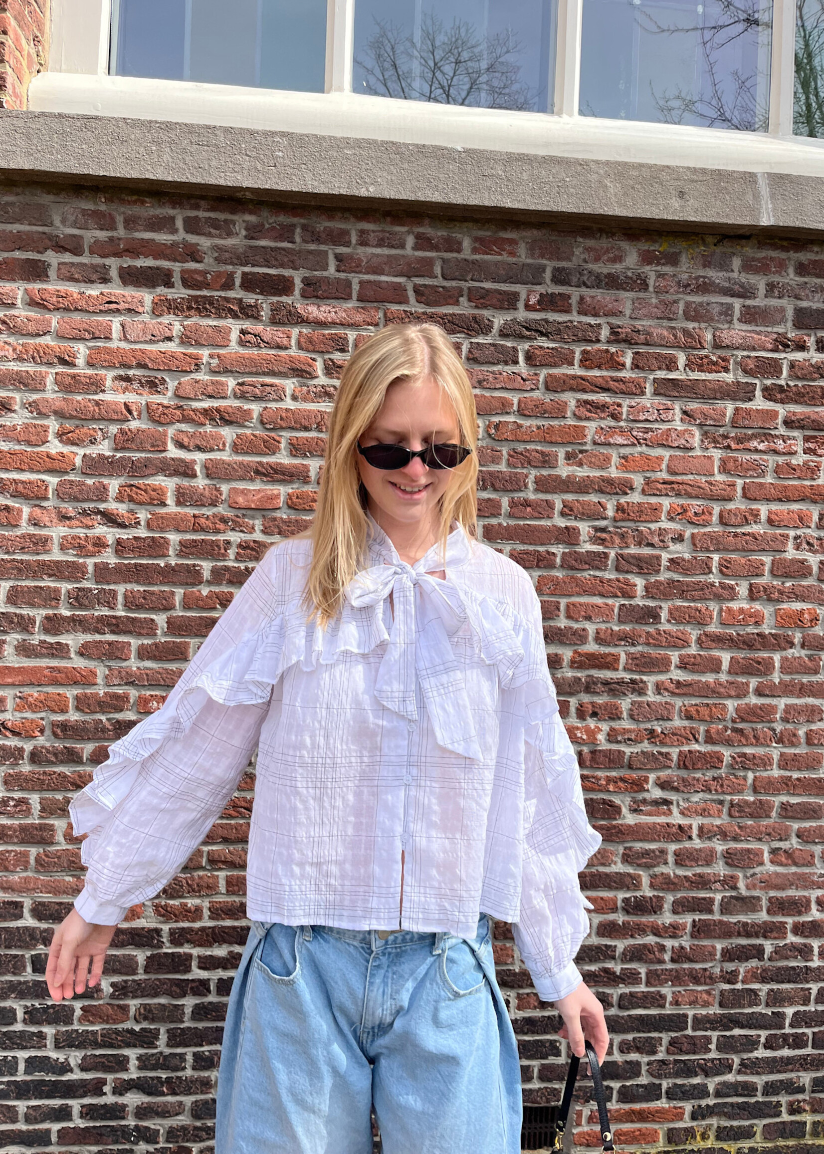 Flo Boutique Blouse Eve White