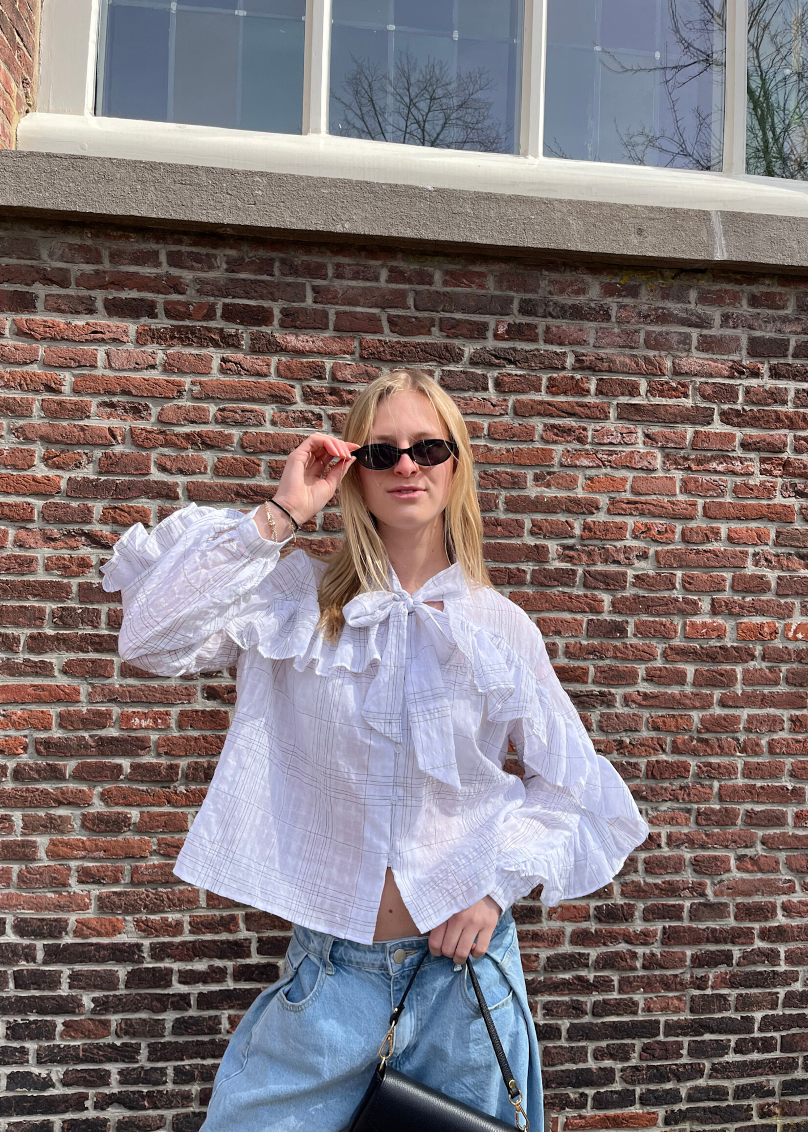 Flo Boutique Blouse Eve White