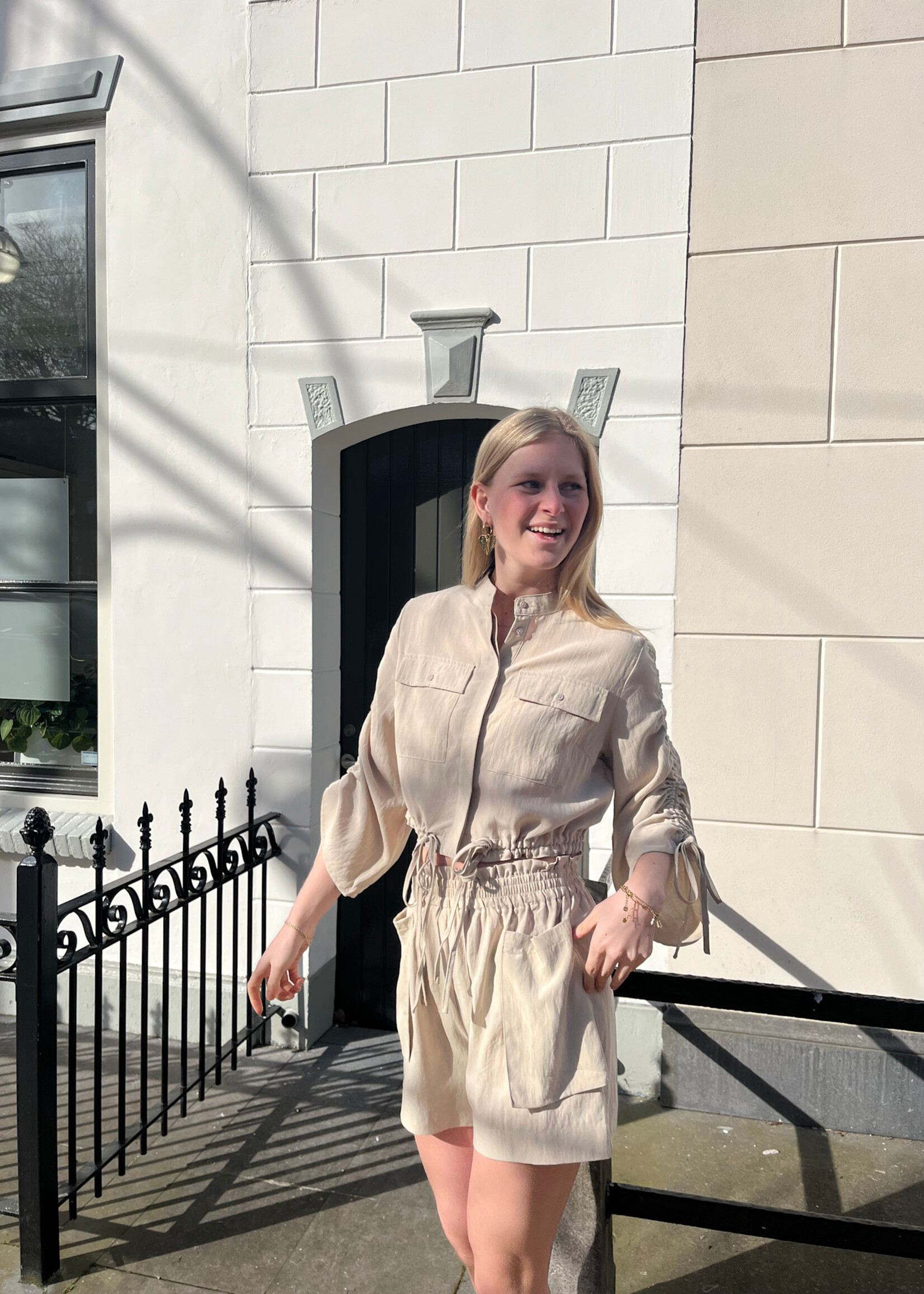 Flo Boutique Top Mette Taupe